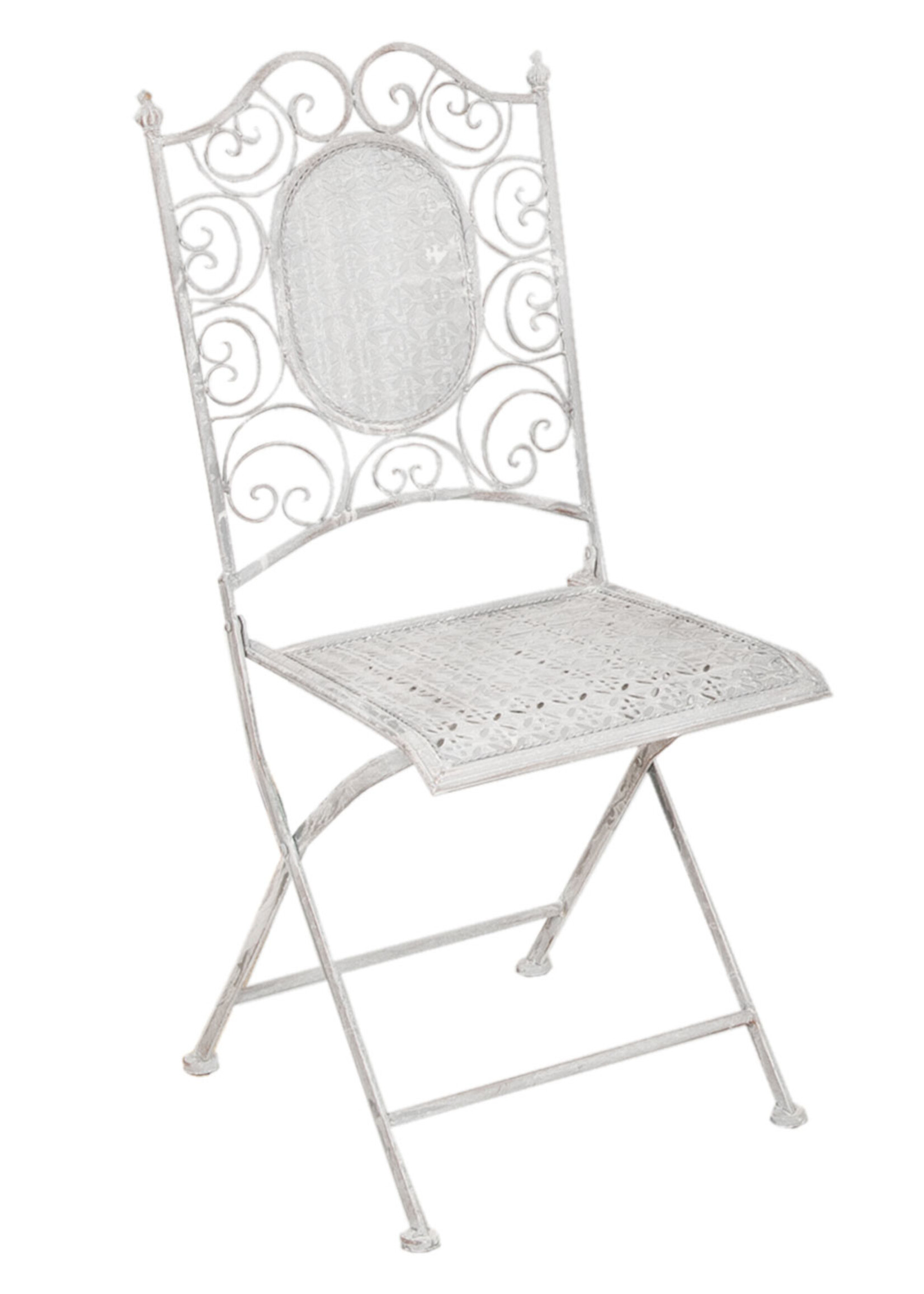 Clayre & Eef Tafel + 2 stoelen Ø 70*75 / 41*48*95 cm (2) 5Y0128