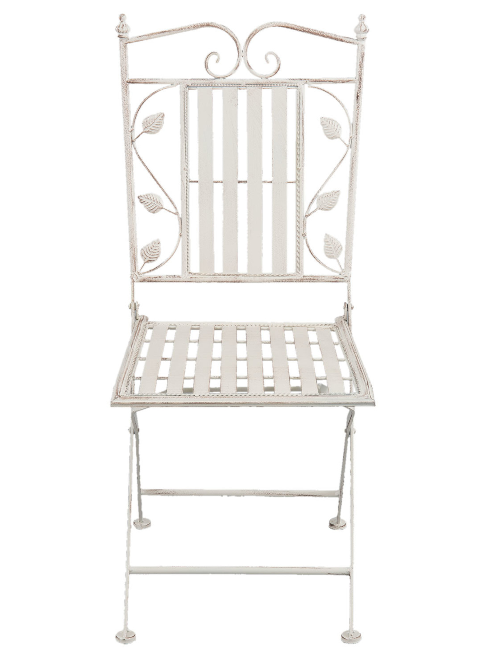 Clayre & Eef Table + 2 chaises  Ø 70*77 cm / 40*52*93 cm (2) 5Y0385