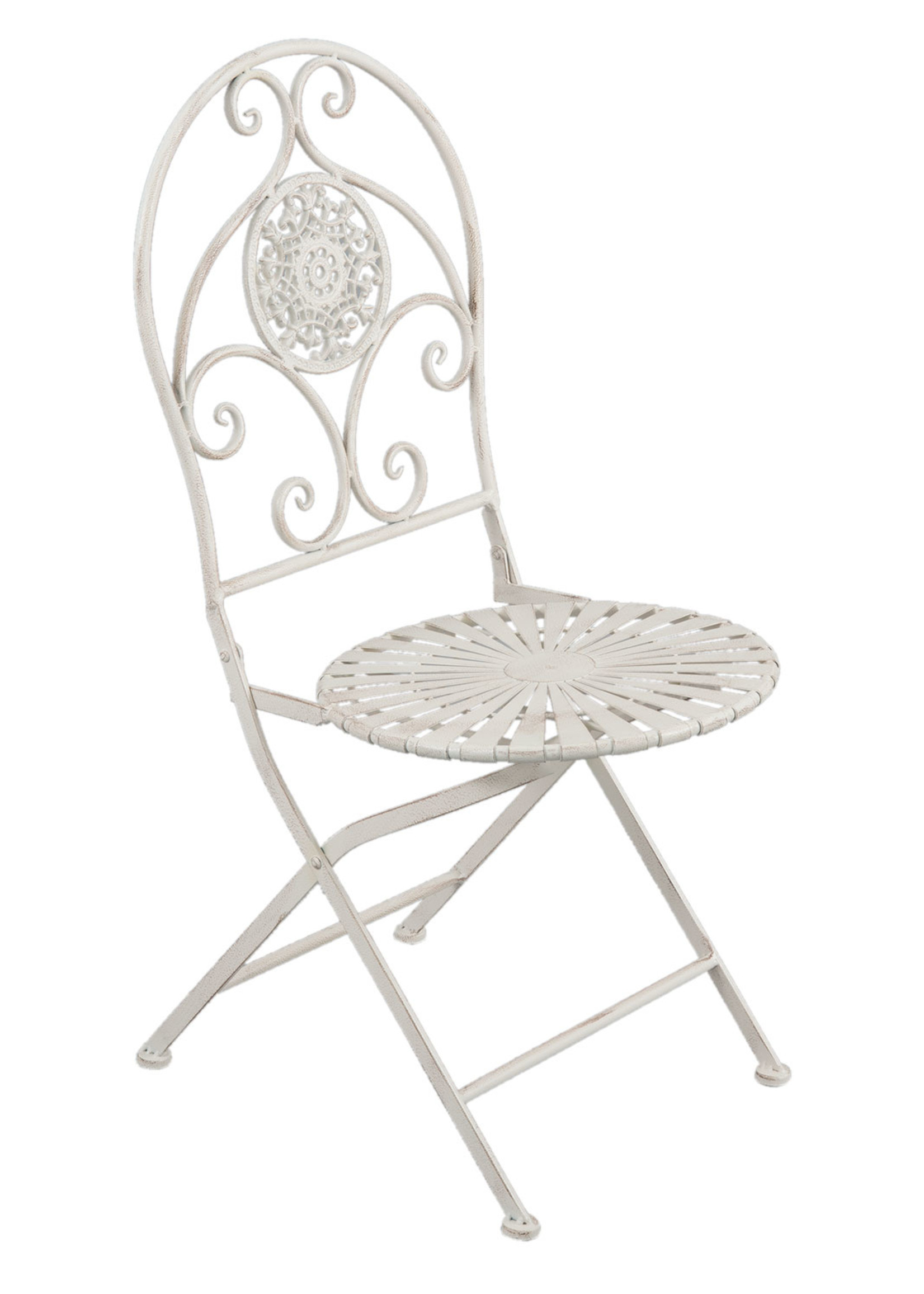 Clayre & Eef Table + 2x Chaises Ø 70*76 cm / 42*54*93 cm (2) 5Y0386