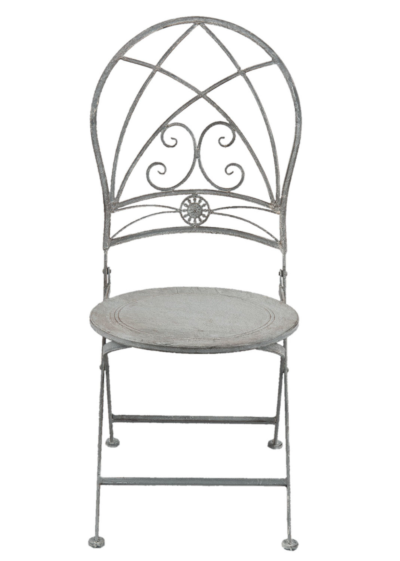 Clayre & Eef Tafel + 2 stoelen Ø 70*76 cm / 42*54*93 cm (2) 5Y0387