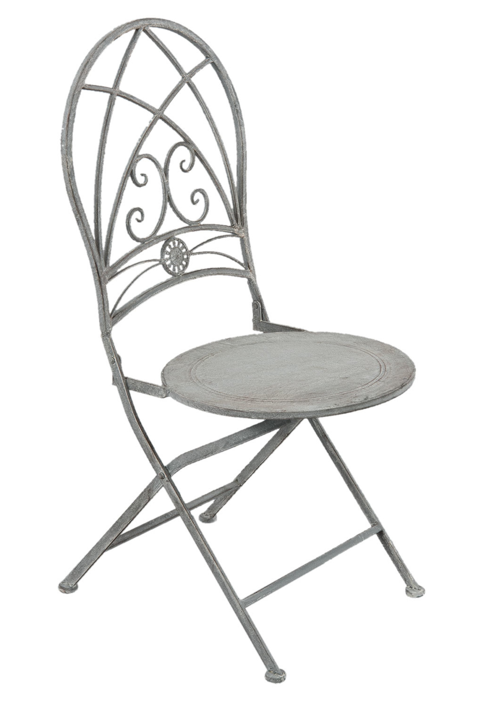 Clayre & Eef Table + 2 chaises  Ø 70*76 cm / 42*54*93 cm (2) 5Y0387