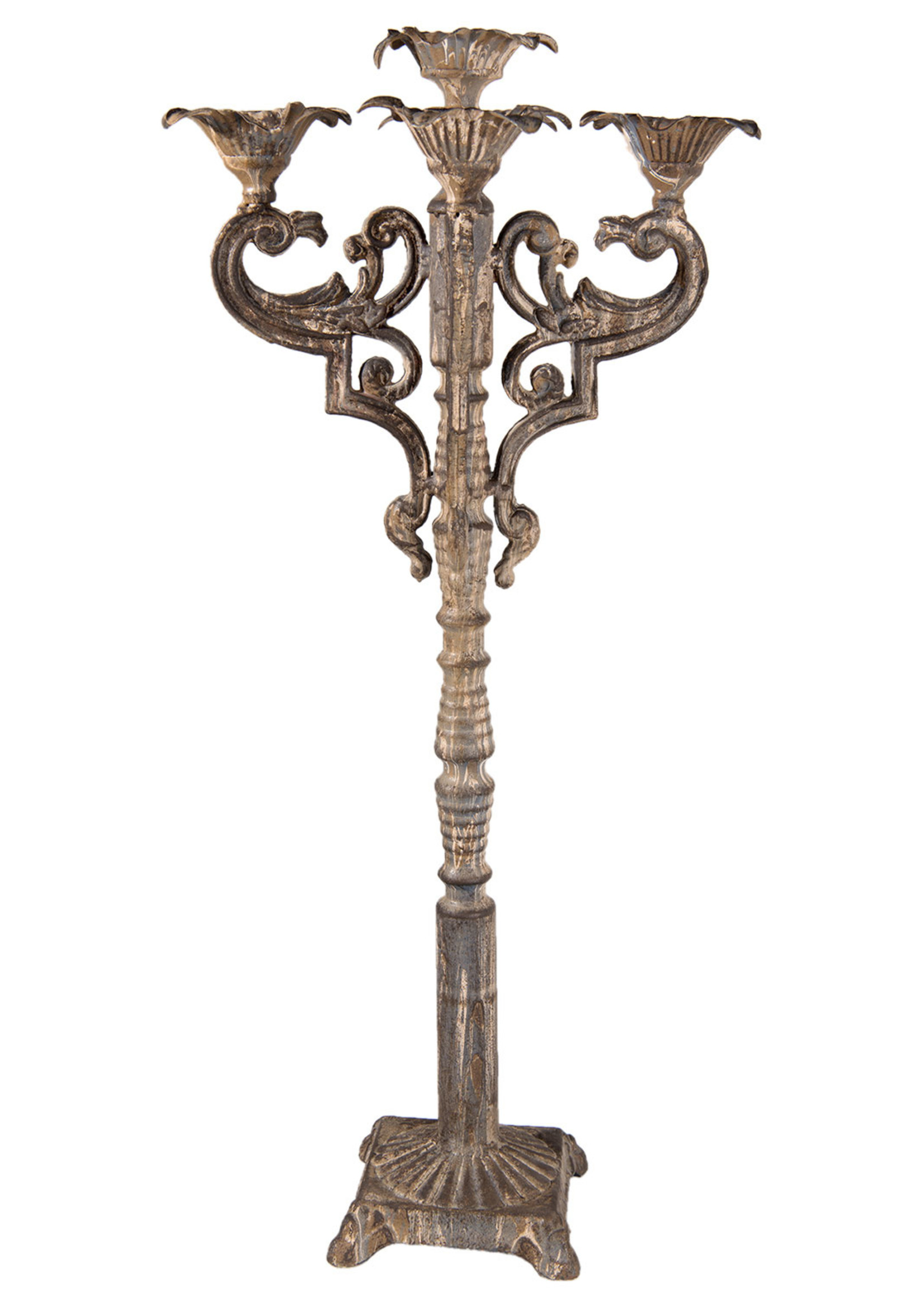 Clayre & Eef Bougeoir 30*30*75 cm 5Y0413