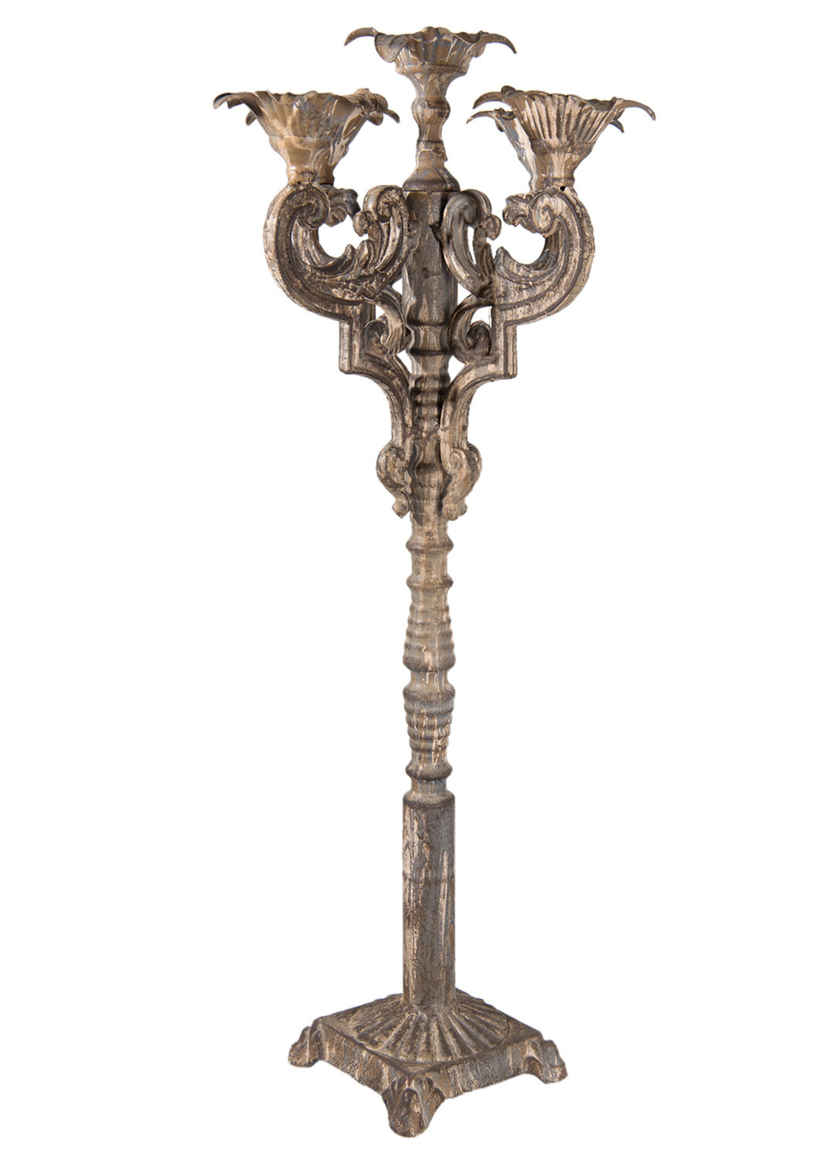 Clayre & Eef Bougeoir 30*30*75 cm 5Y0413