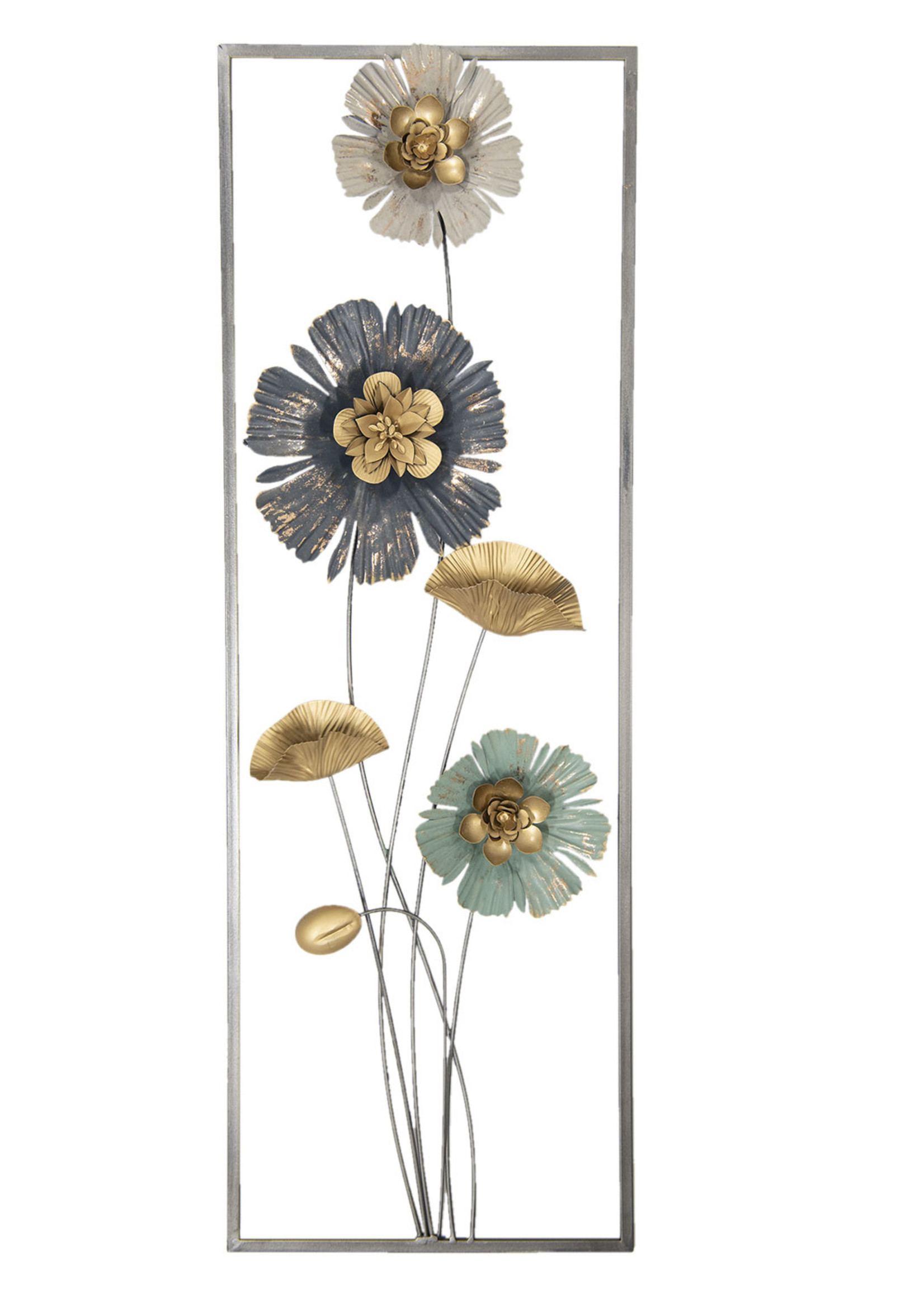 Clayre & Eef Décoration murale fleurs 31*6*90 cm 5Y0475