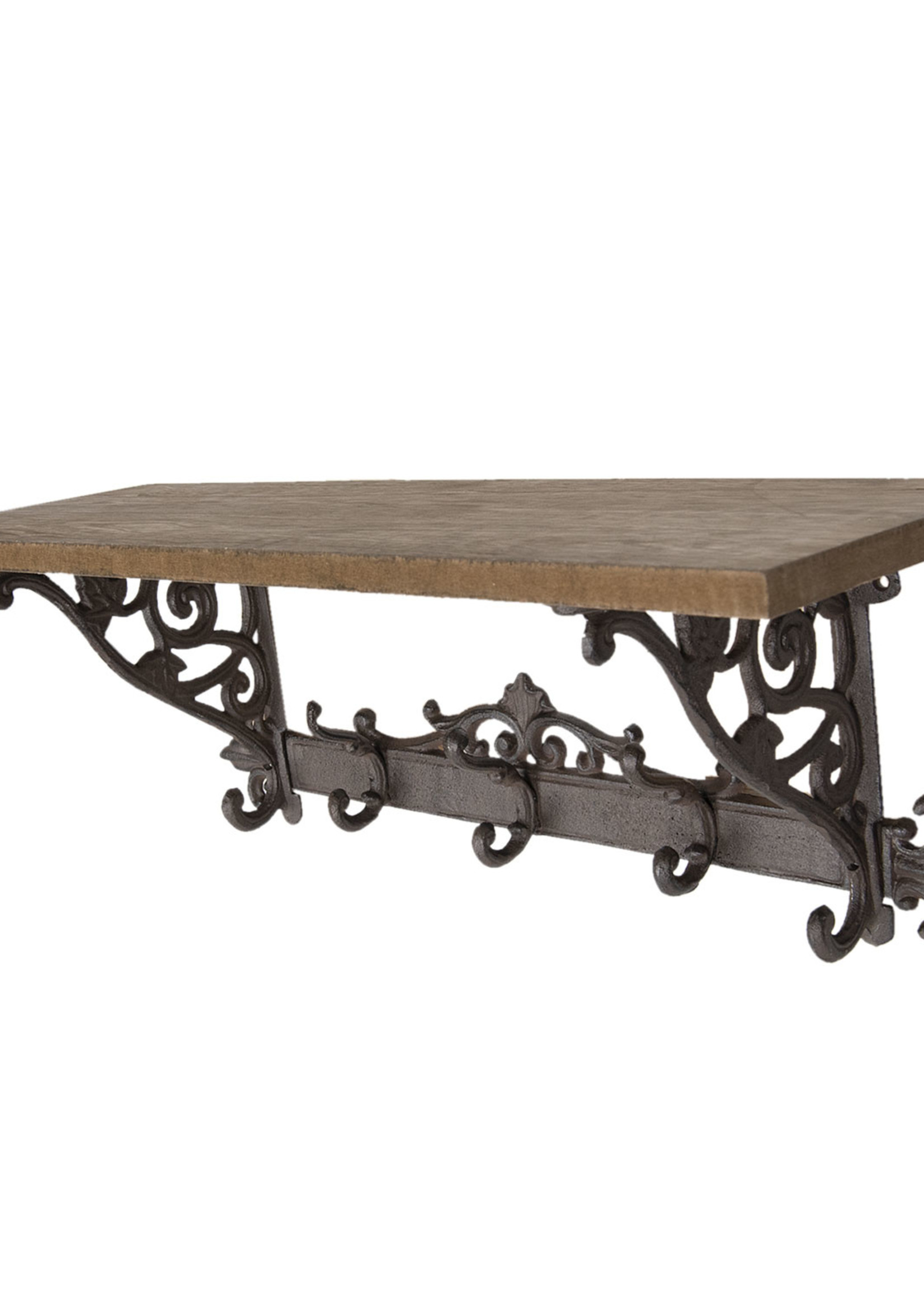 Clayre & Eef Kapstok 5 haken 58*20*22 cm 5Y0526