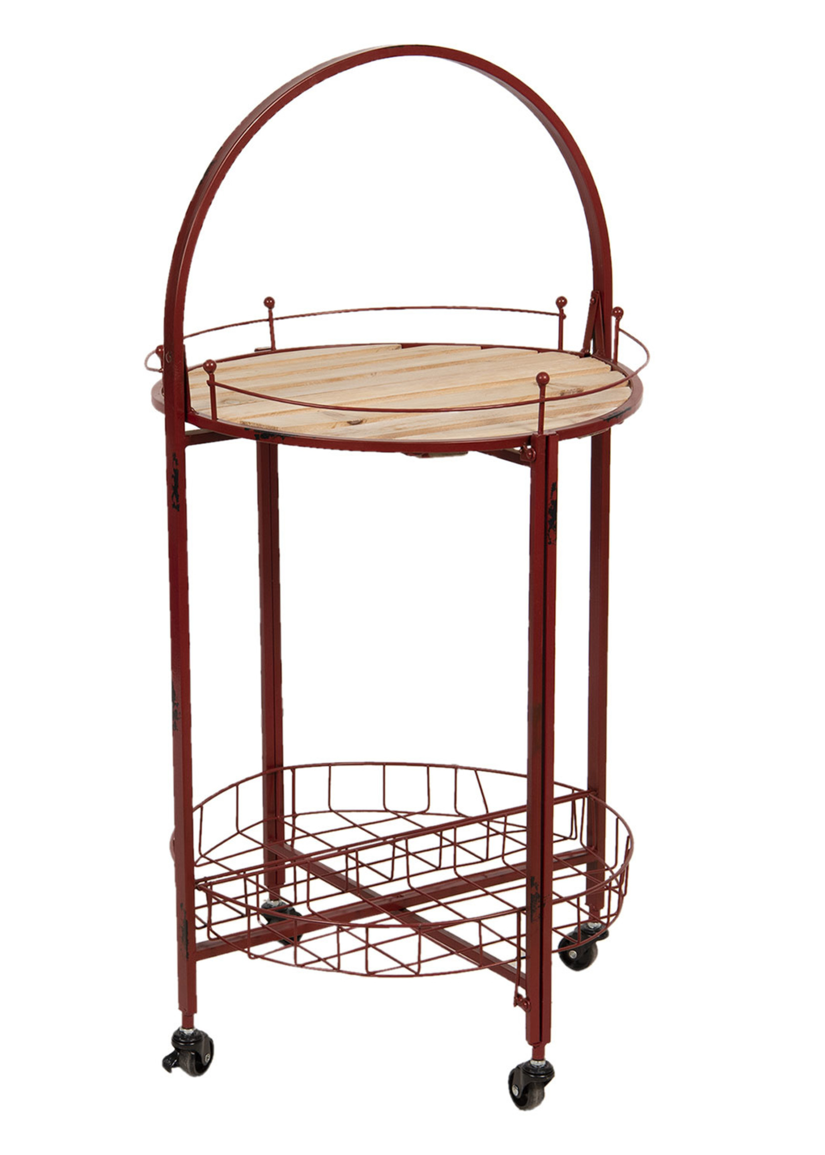 Clayre & Eef Bijzettafel Ø 49*98 cm 5Y0658