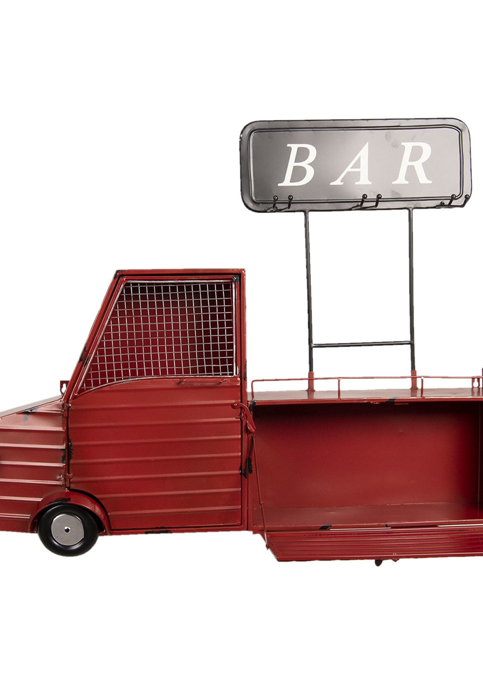 Clayre & Eef Wijnkastje auto 97*16*77 cm 5Y0661