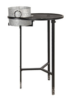 Clayre & Eef Table d’appoint avec seau à glace 73*62*111 cm 5Y0663
