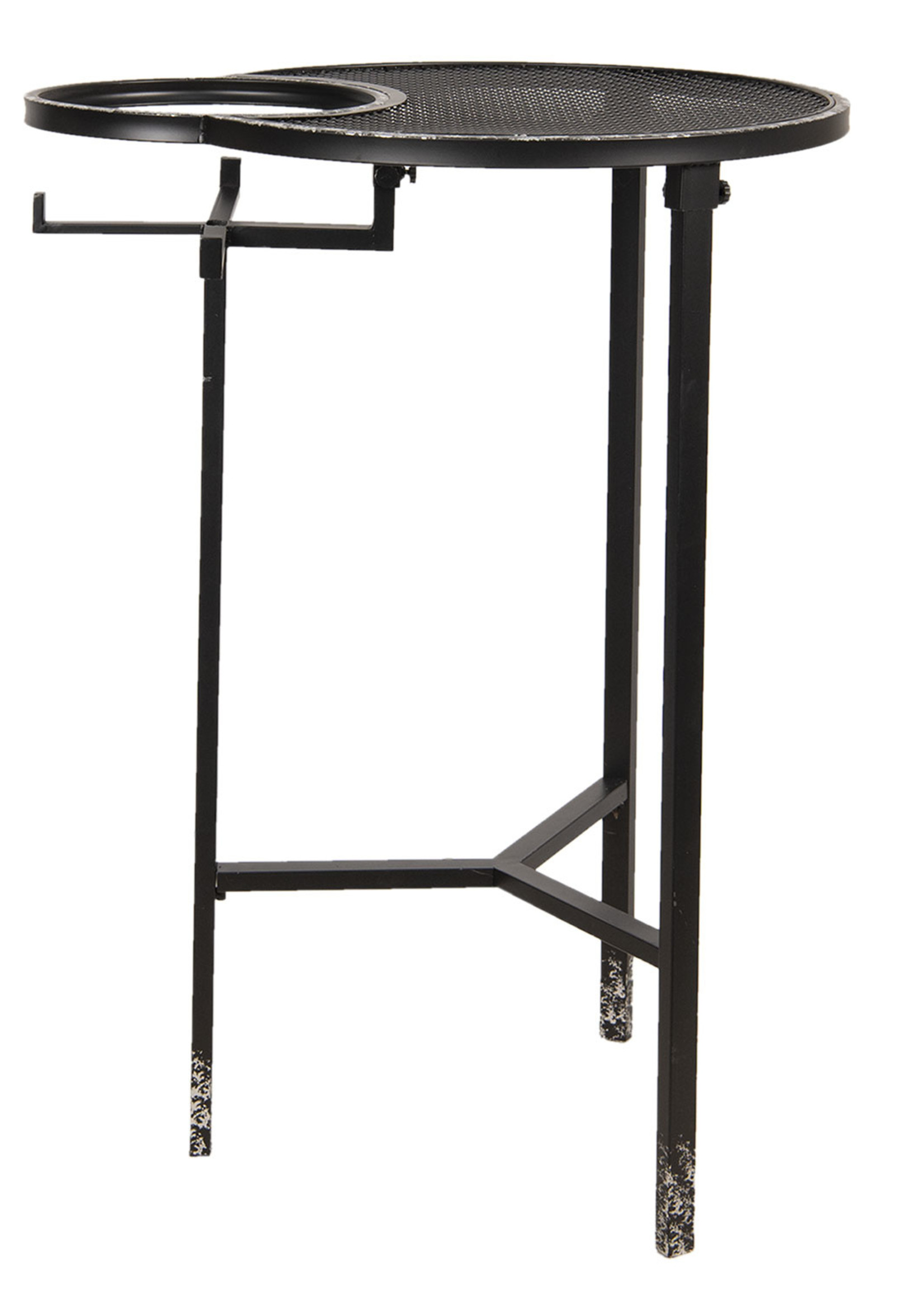 Clayre & Eef Table d’appoint avec seau à glace 73*62*111 cm 5Y0663