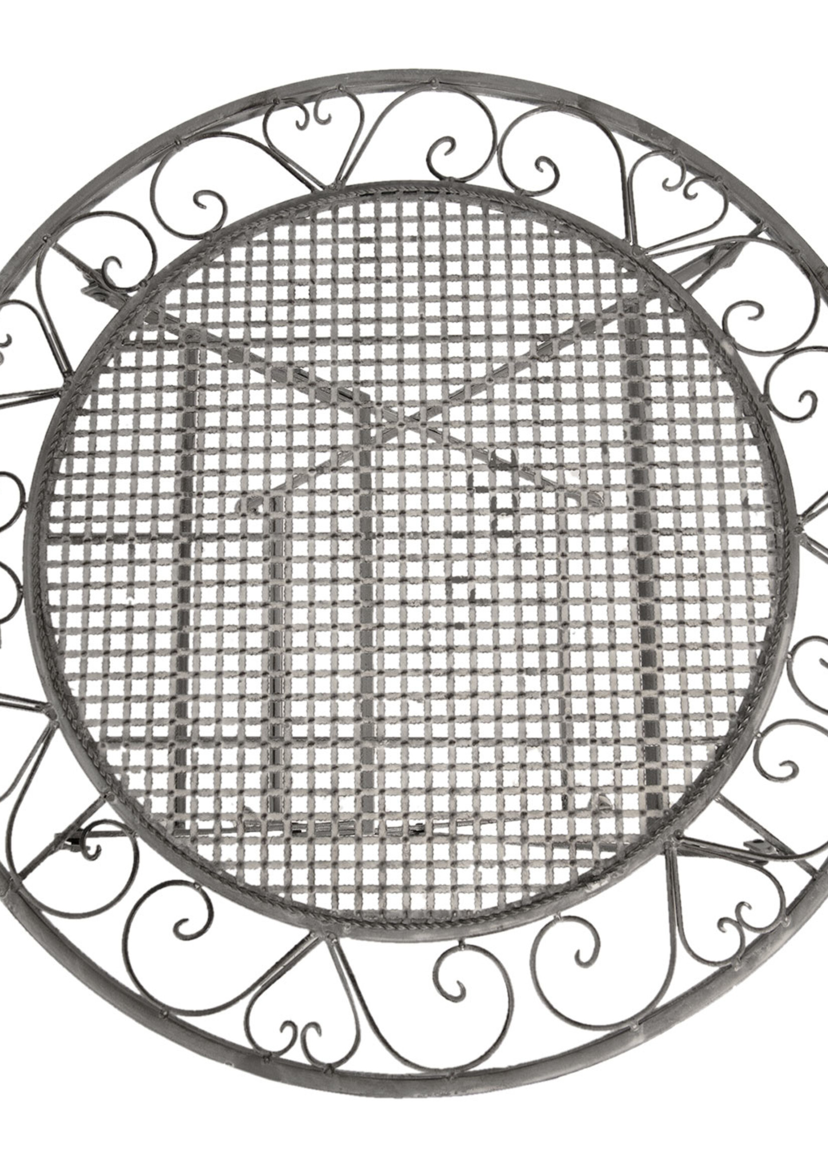 Clayre & Eef Table + 2x Chaises  Ø 70*76 cm / 40*47*94 cm (2) 5Y0693