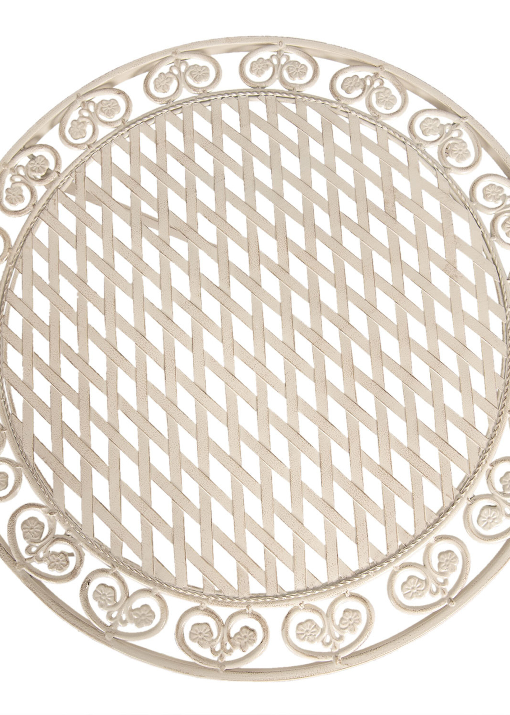 Clayre & Eef Tafel + 2 stoelen Ø 70*76 cm / 39*48*91 cm (2) 5Y0696