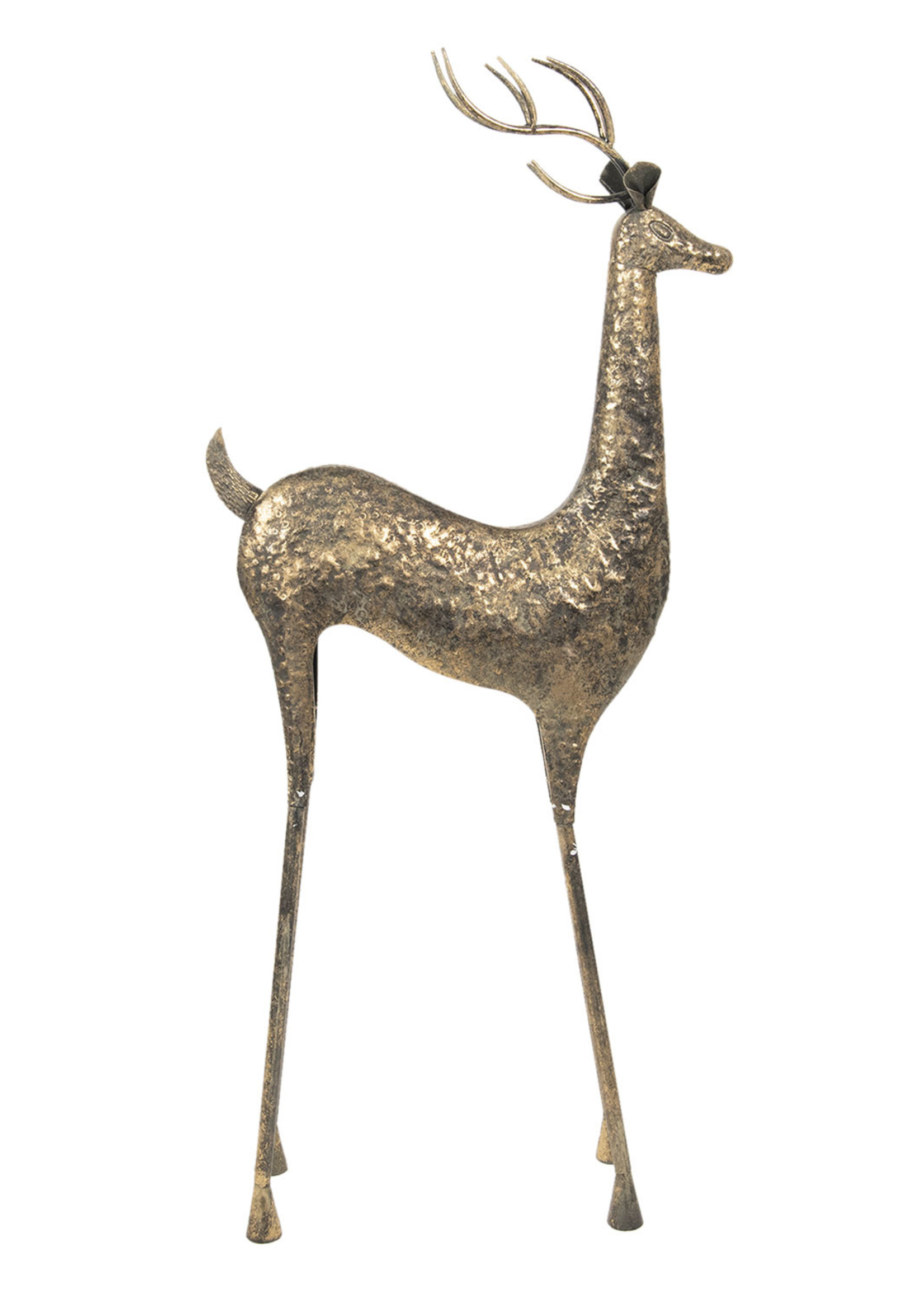 Clayre & Eef Décoration cerf 55*21*132 cm 5Y0706