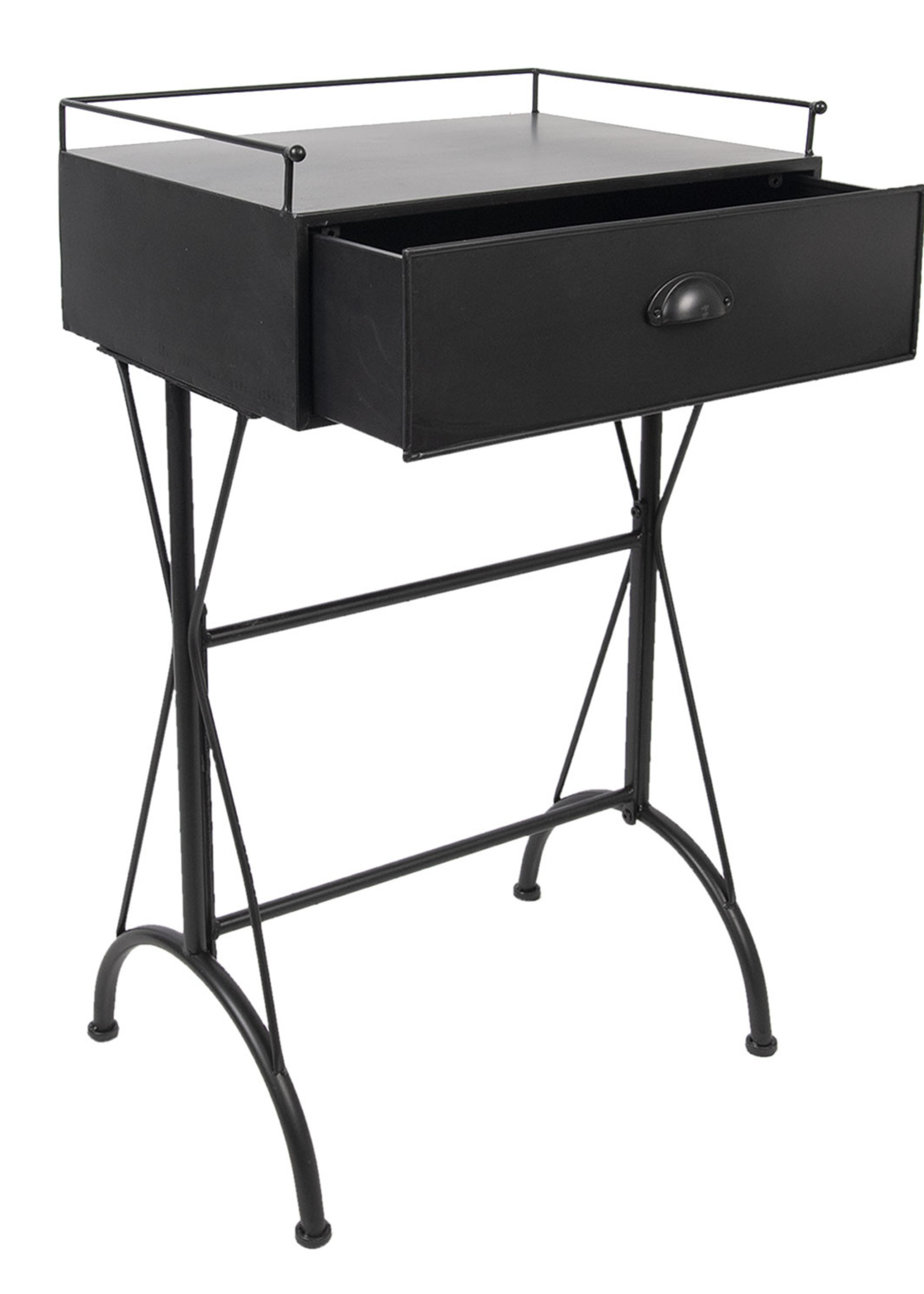 Clayre & Eef Bijzettafel 53*39*88 cm 5Y0713