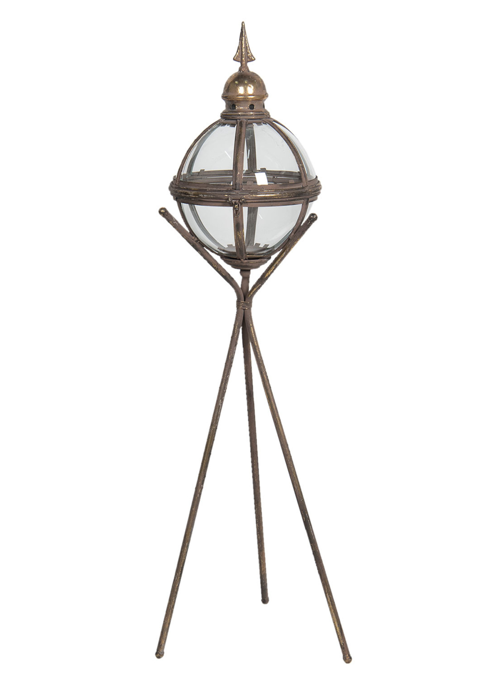 Clayre & Eef Lanterne sur trépied 35*31*107 cm 5Y0736