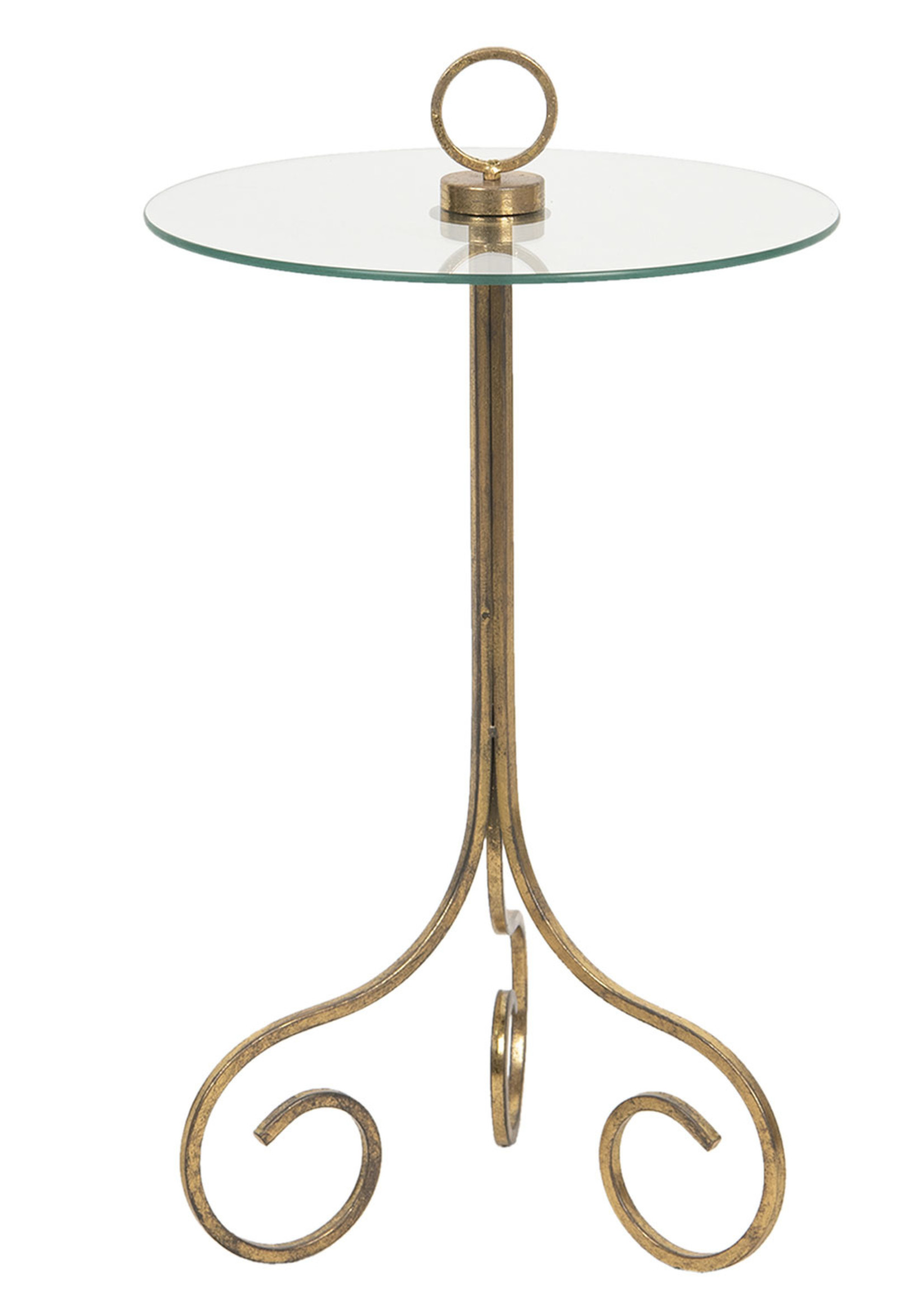 Clayre & Eef Table d’appoint Ø 45*70 cm 5Y0744