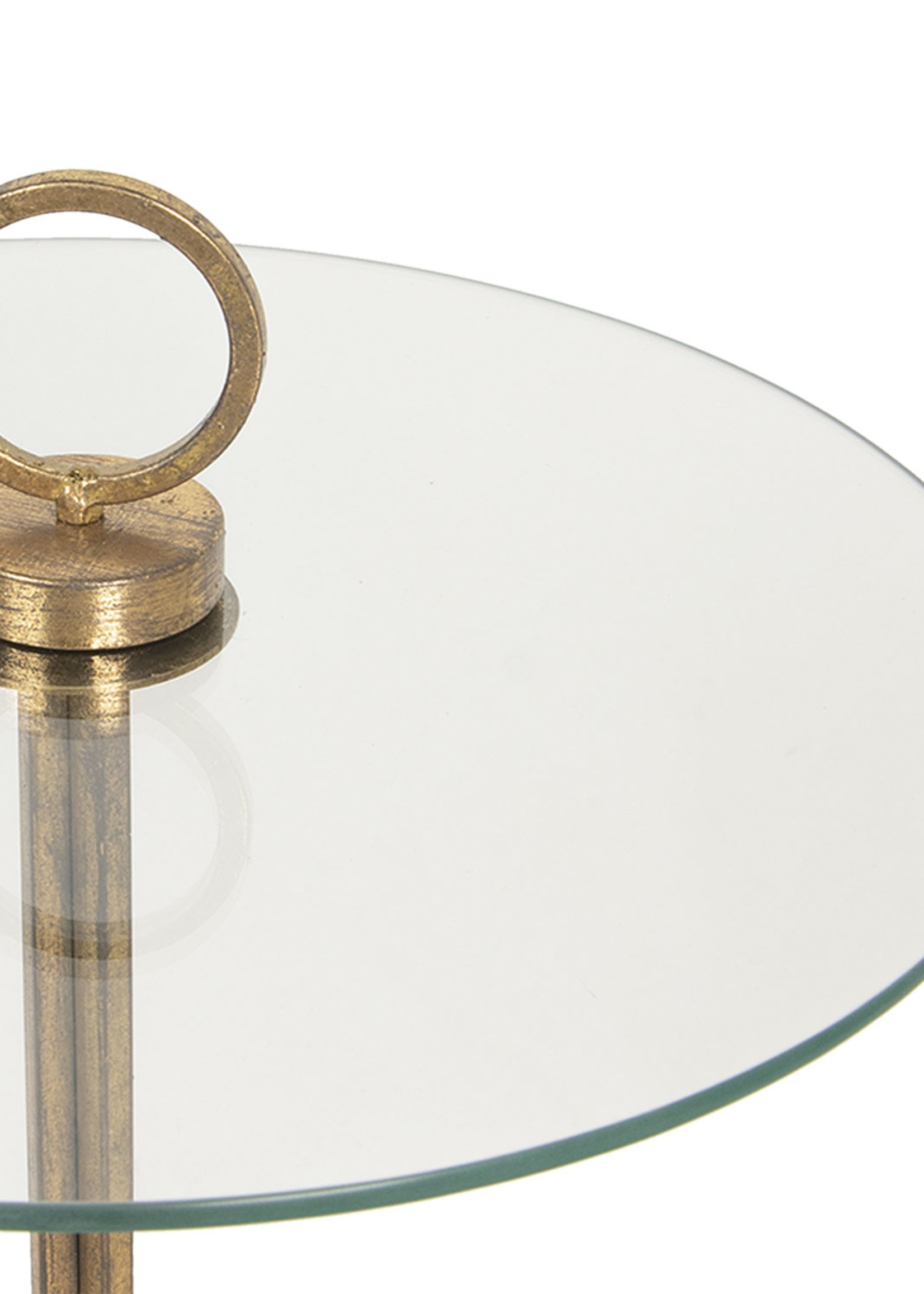 Clayre & Eef Bijzettafel Ø 45*70 cm 5Y0744