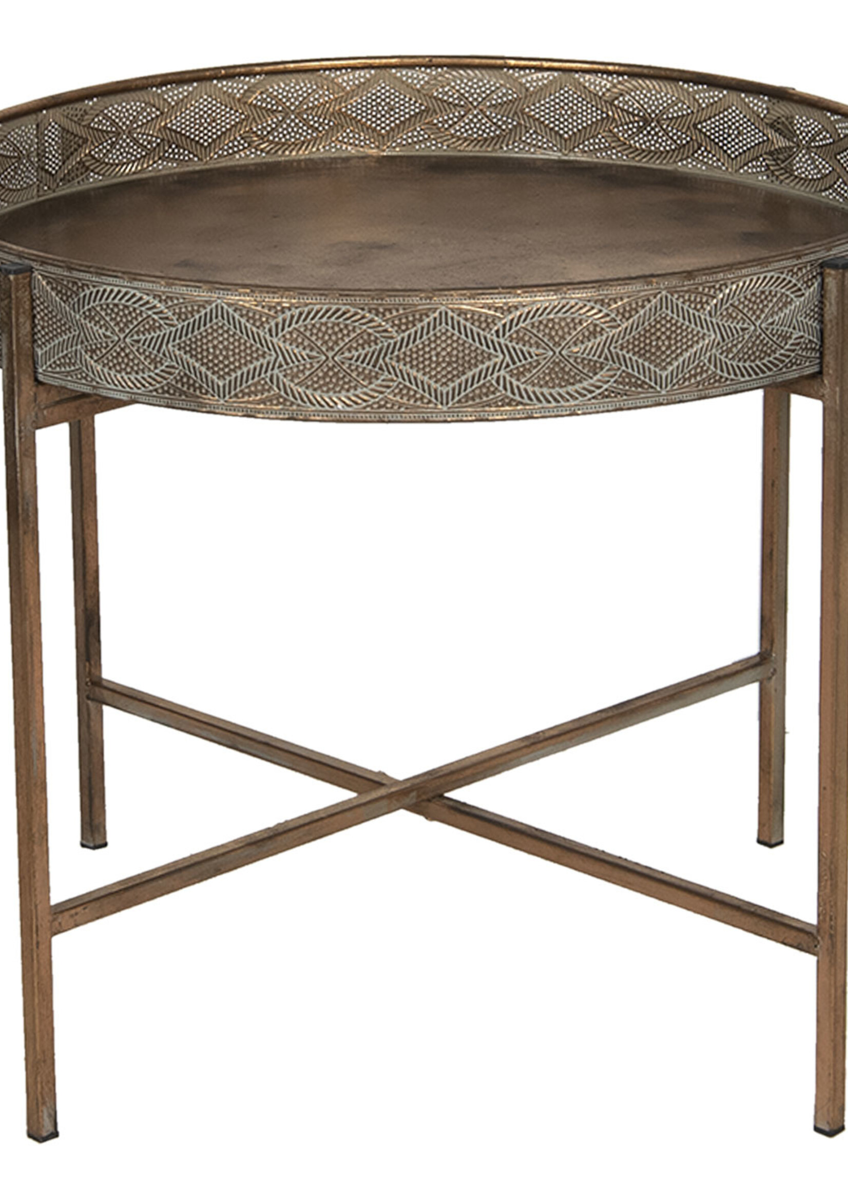 Clayre & Eef Table d’appoint Ø 60*50 cm 5Y0756