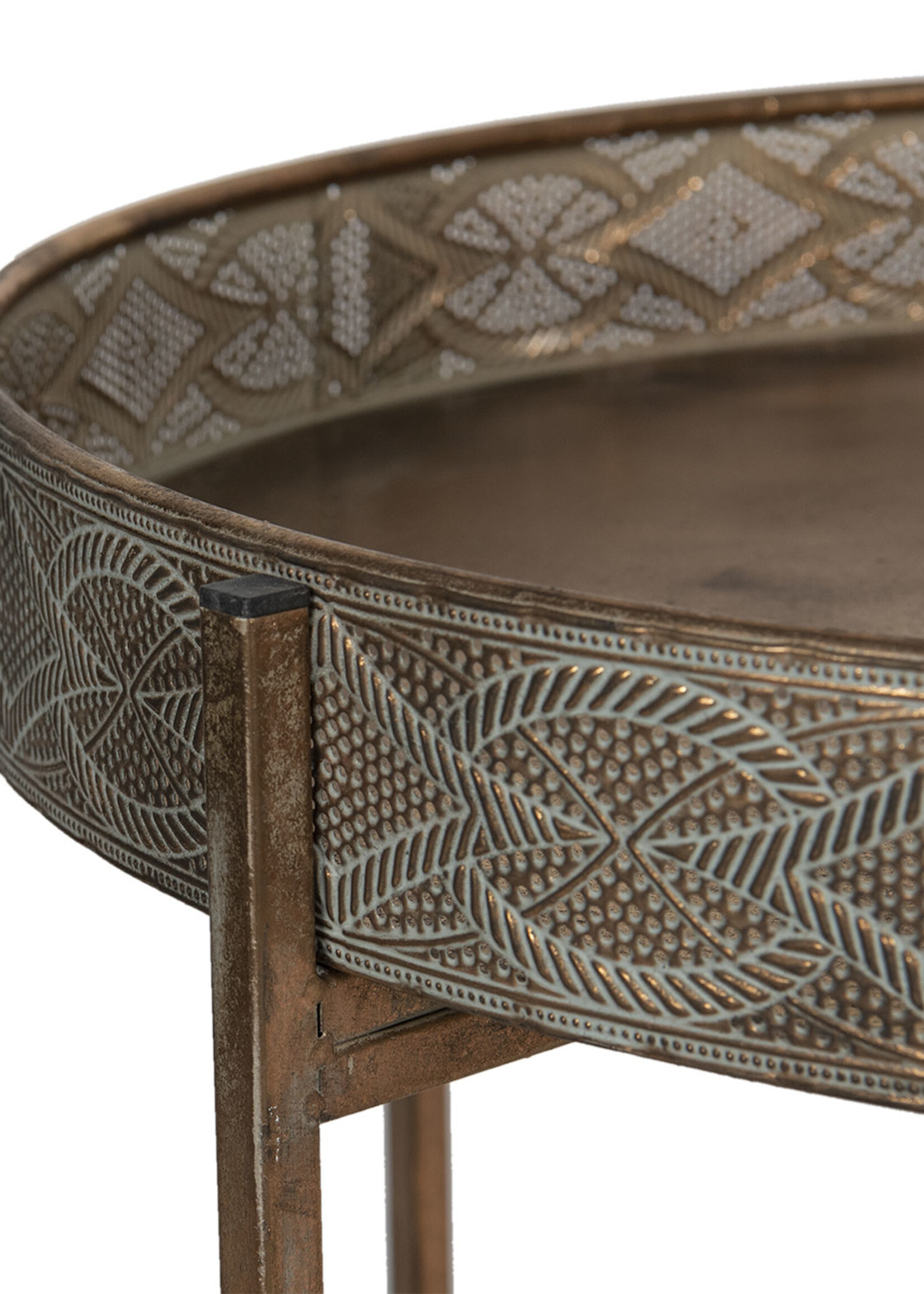 Clayre & Eef Table d’appoint Ø 60*50 cm 5Y0756