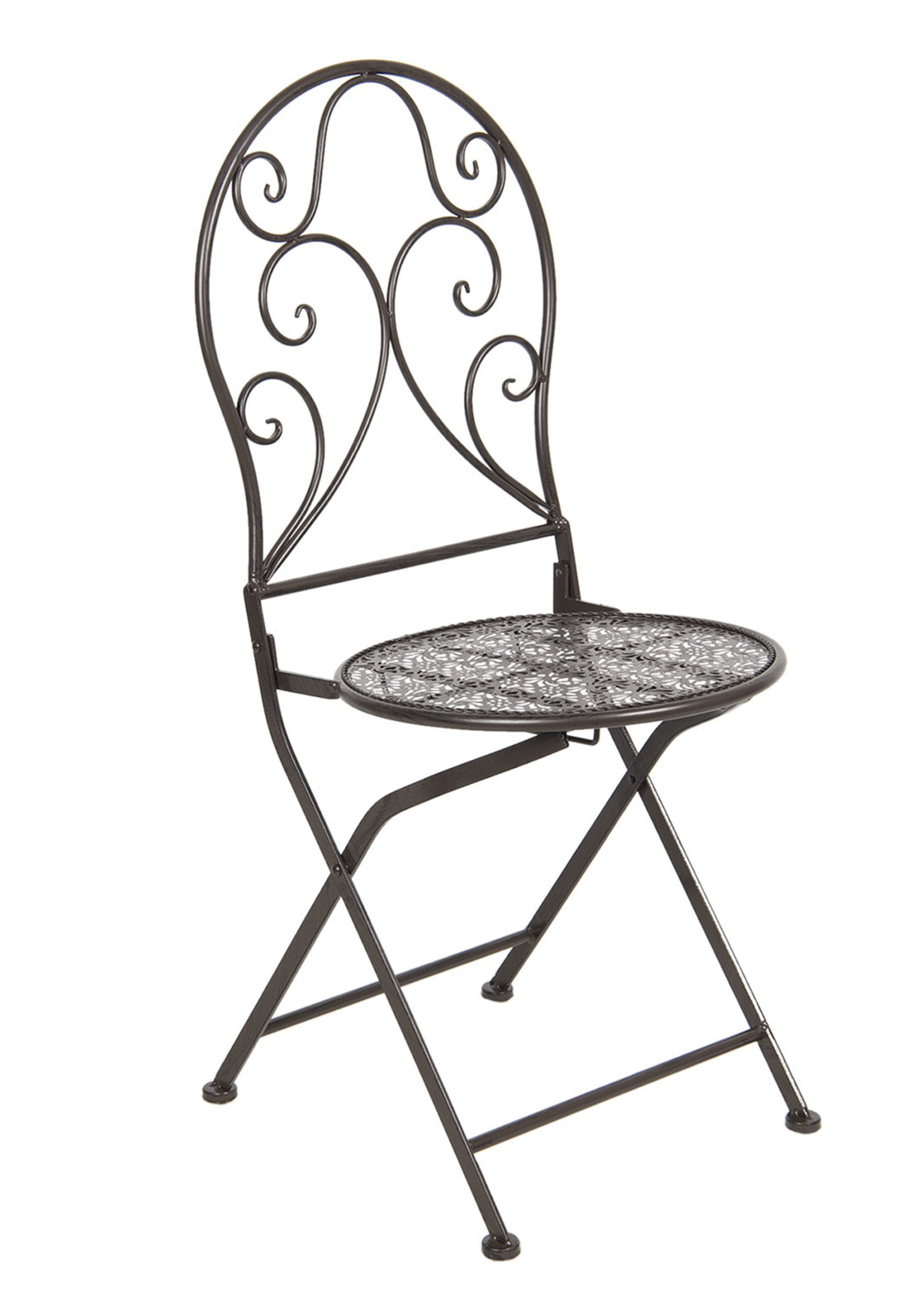 Clayre & Eef Stoel 40*40*93 cm (2) 5Y0775