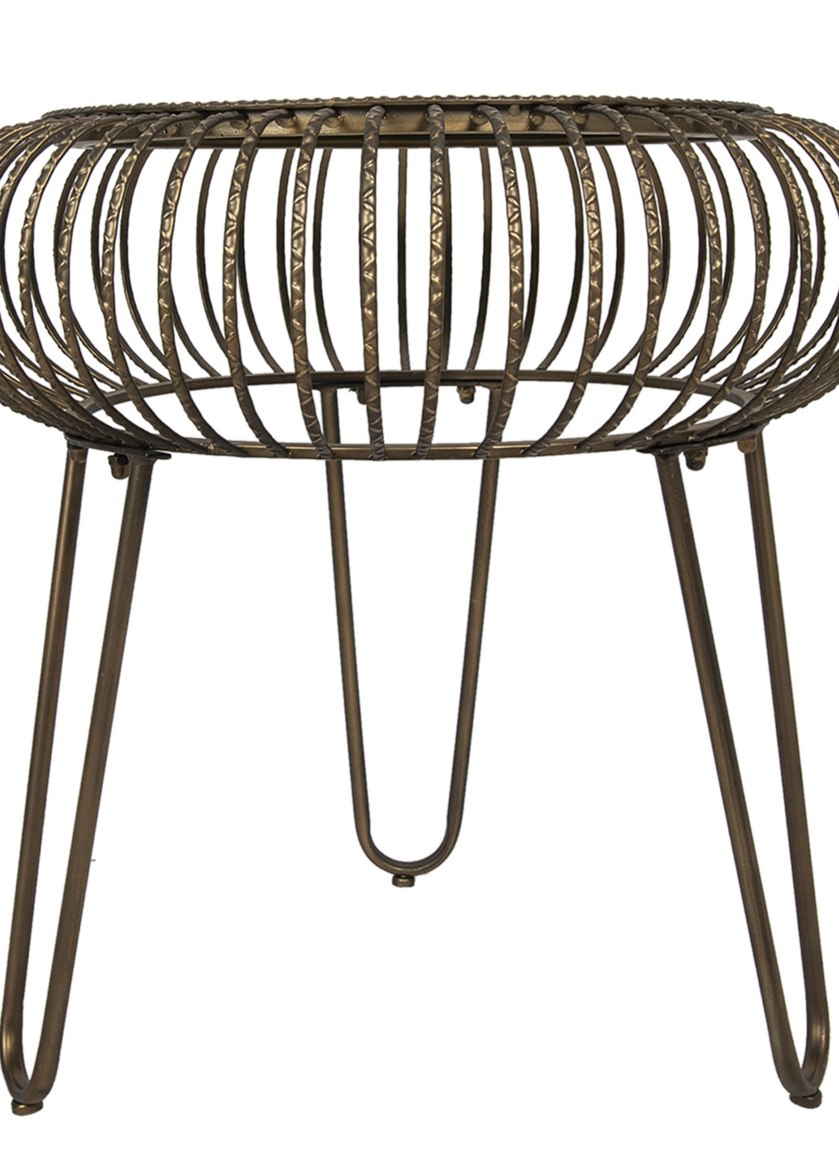 Clayre & Eef Bijzettafel Ø 48*47 cm 5Y0817