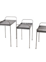 Clayre & Eef Table d’appoint (3) 67*35*64 / 62*32*61 / 57*27*53 cm 5Y0867