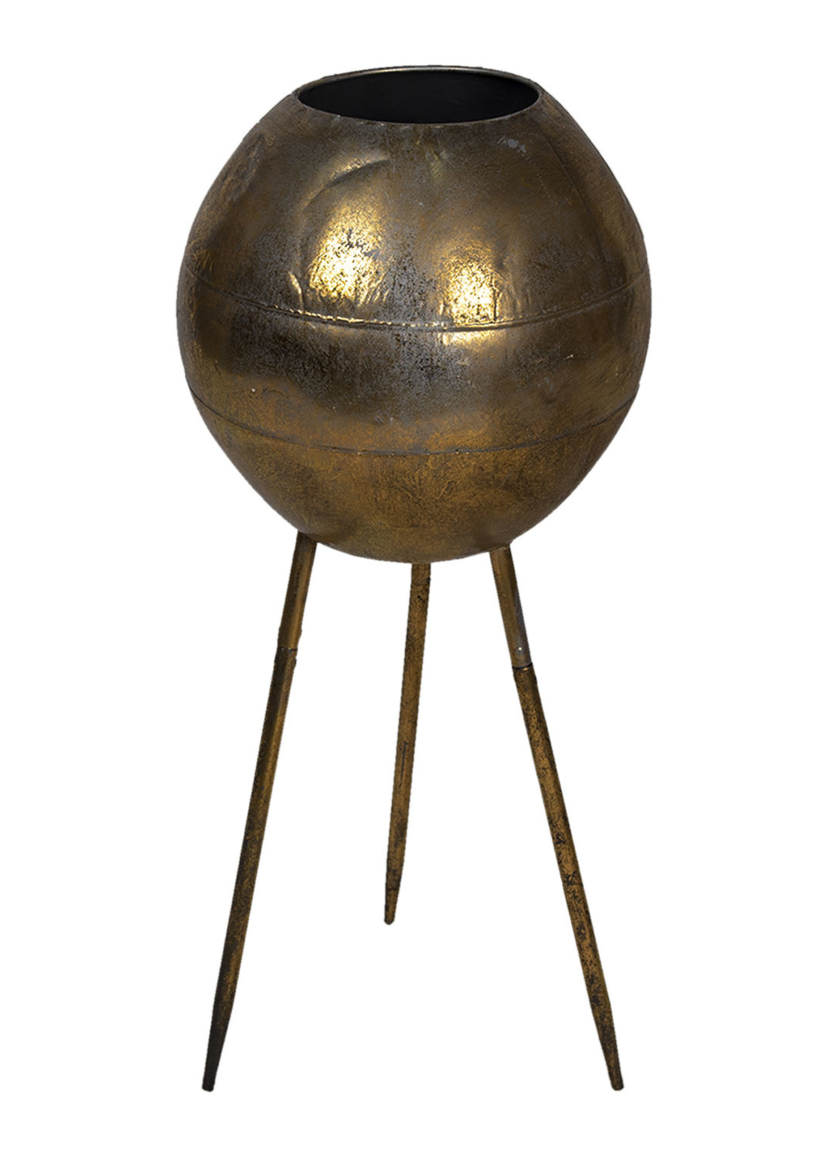 Clayre & Eef Decoratie planthouder Ø 27*66 cm 5Y0878