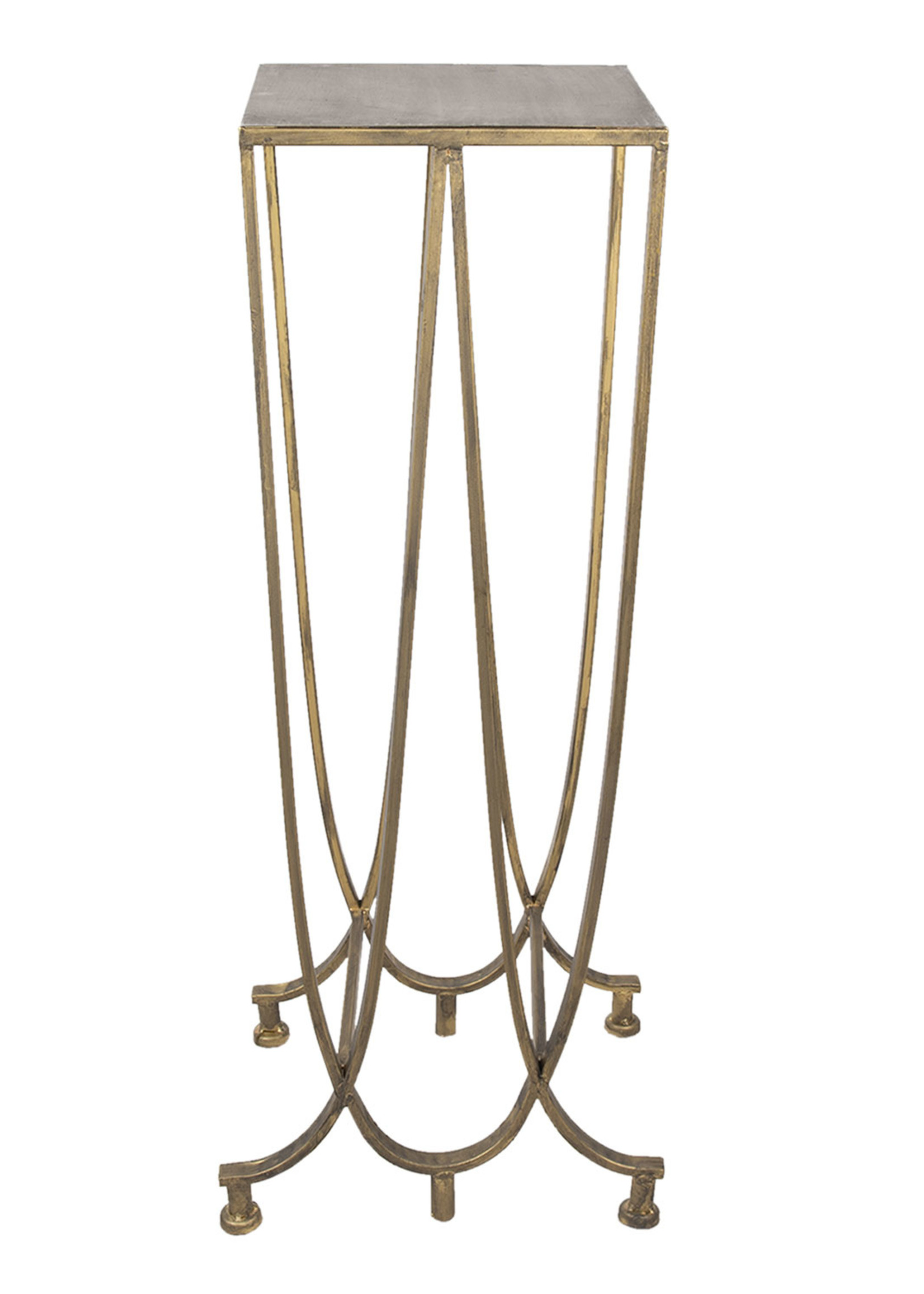 Clayre & Eef Bijzettafel 36*31*90 cm 5Y0898