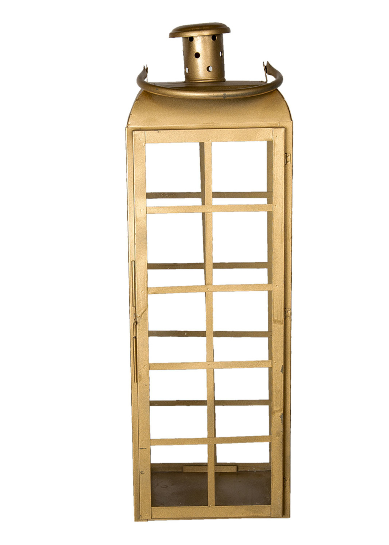 Clayre & Eef Lanterne 17*17*60 cm 5Y0916