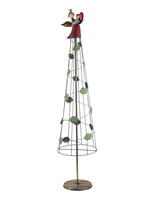 Clayre & Eef Decoratie kerstboom met engel  Ø 25*110 cm 5Y0940