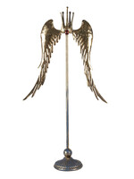 Clayre & Eef Decoratie vleugels met kroon 34*11*62 cm 5Y0949