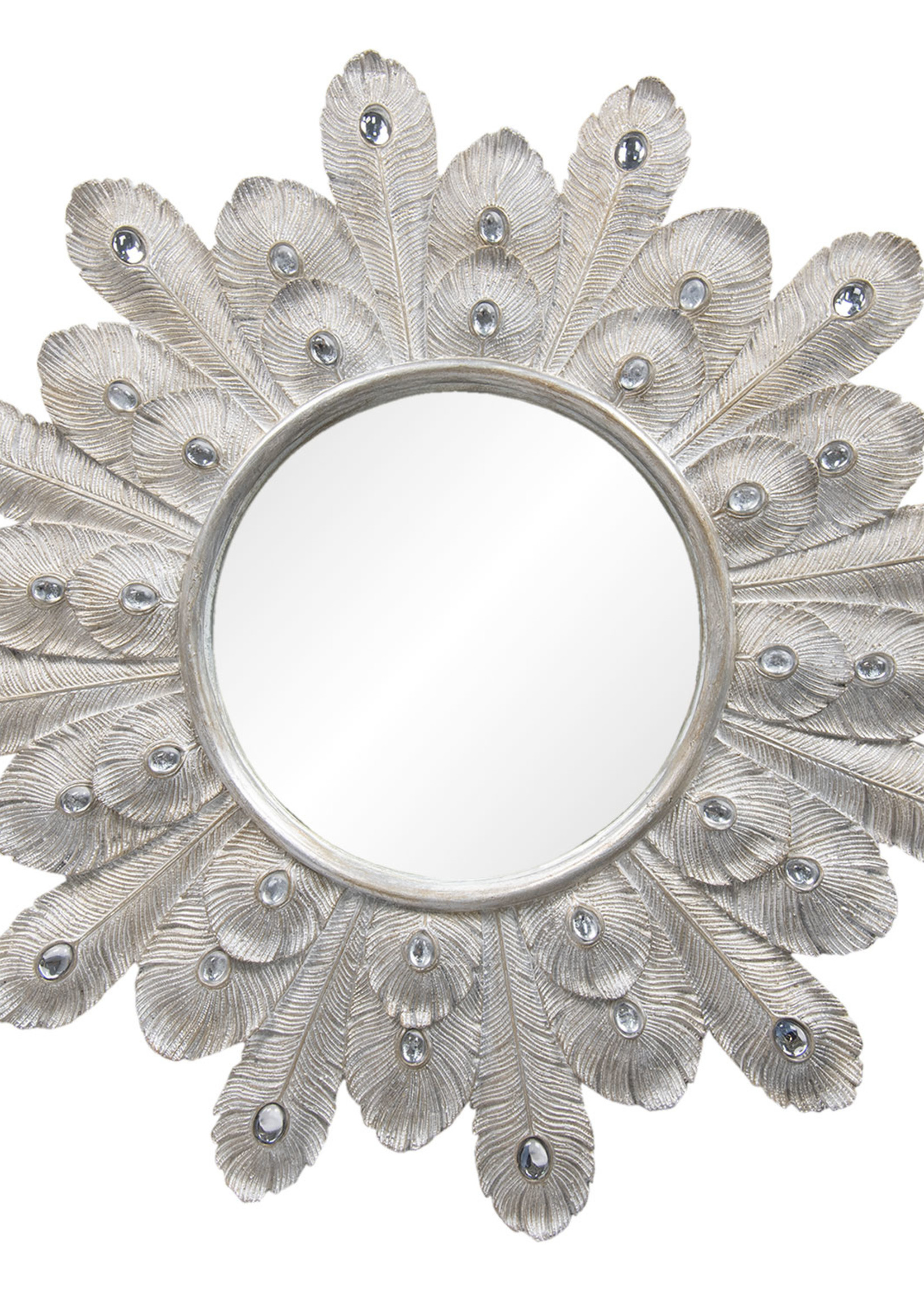 Clayre & Eef Miroir Ø 54*2 cm 62S182