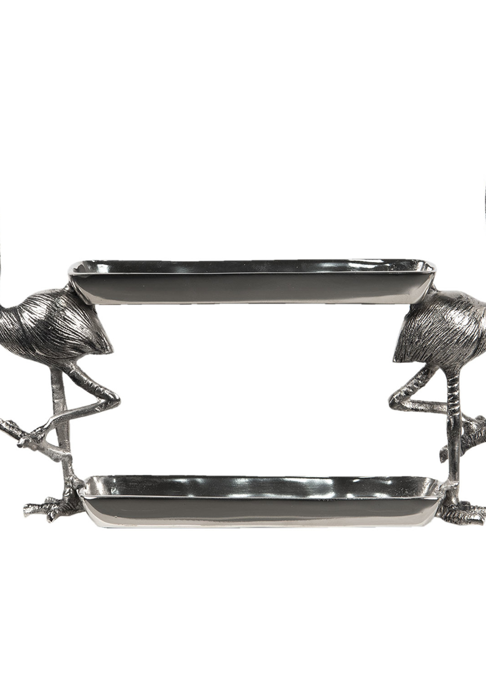 Clayre & Eef Etagère flamingo 46*16*28 cm 6AL0032