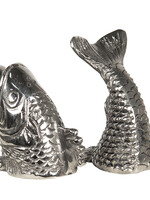 Clayre & Eef Poivre et sel set poisson 6AL0035