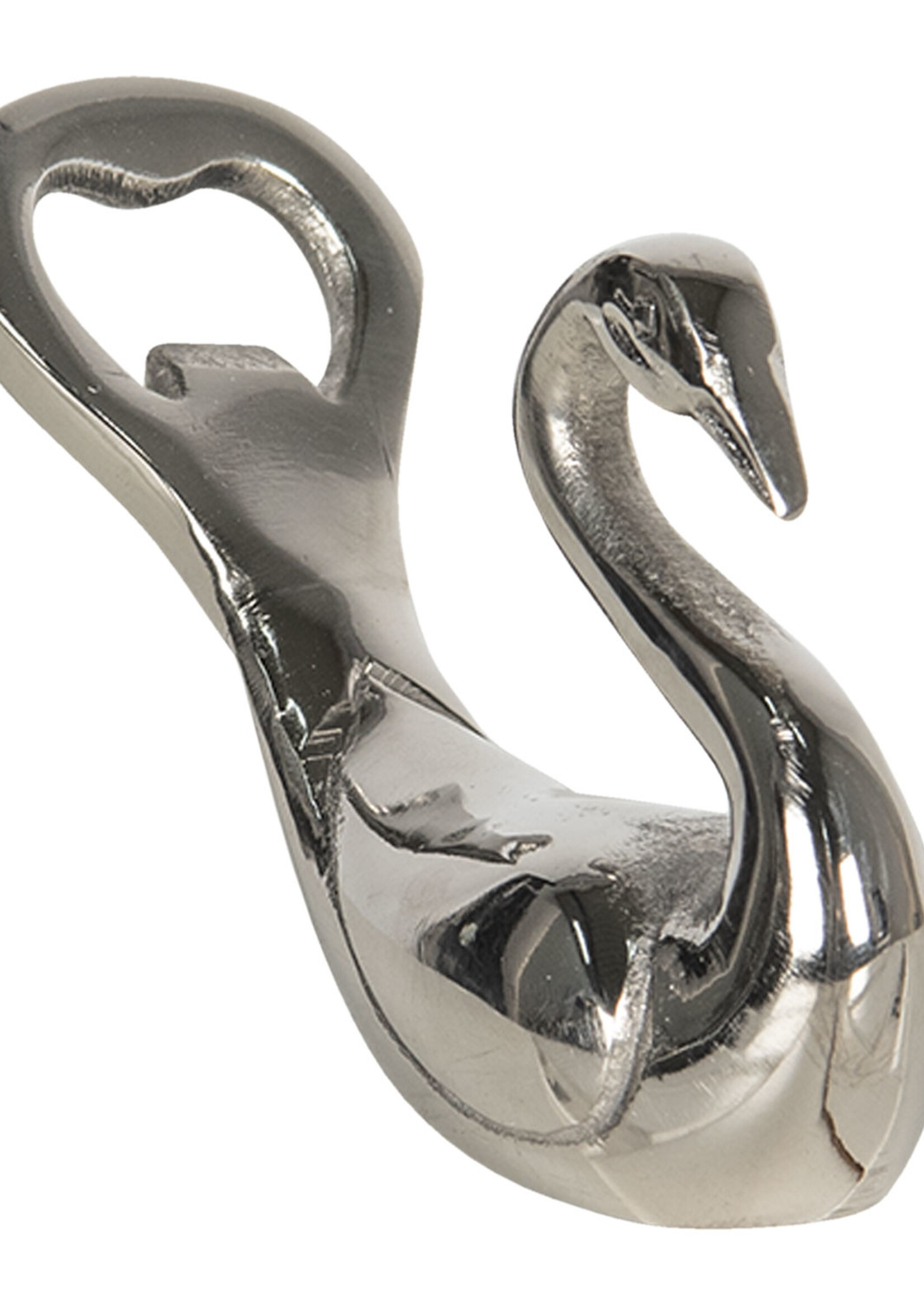 Clayre & Eef Ouvre-bouteille cygne 15 cm 6AL0040