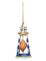 Clayre & Eef Windgong vuurtoren en schelp Ø 12*23/38 cm 6CE0926