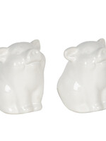 Clayre & Eef Poivre et sel set les cochons 6*6*7 cm 6CE1101