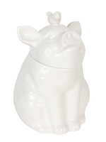 Clayre & Eef Bocal avec couvercle cochon 19*18*24 cm 6CE1103