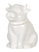 Clayre & Eef Voorraadpot met deksel koe 19*18*24 cm 6CE1104