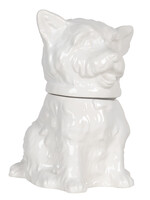 Clayre & Eef Voorraadpot met deksel hond 20*20*26 cm 6CE1109