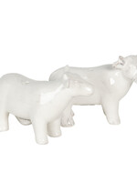 Clayre & Eef Poivre et sel set vaches 10*5*7 cm 6CE1114