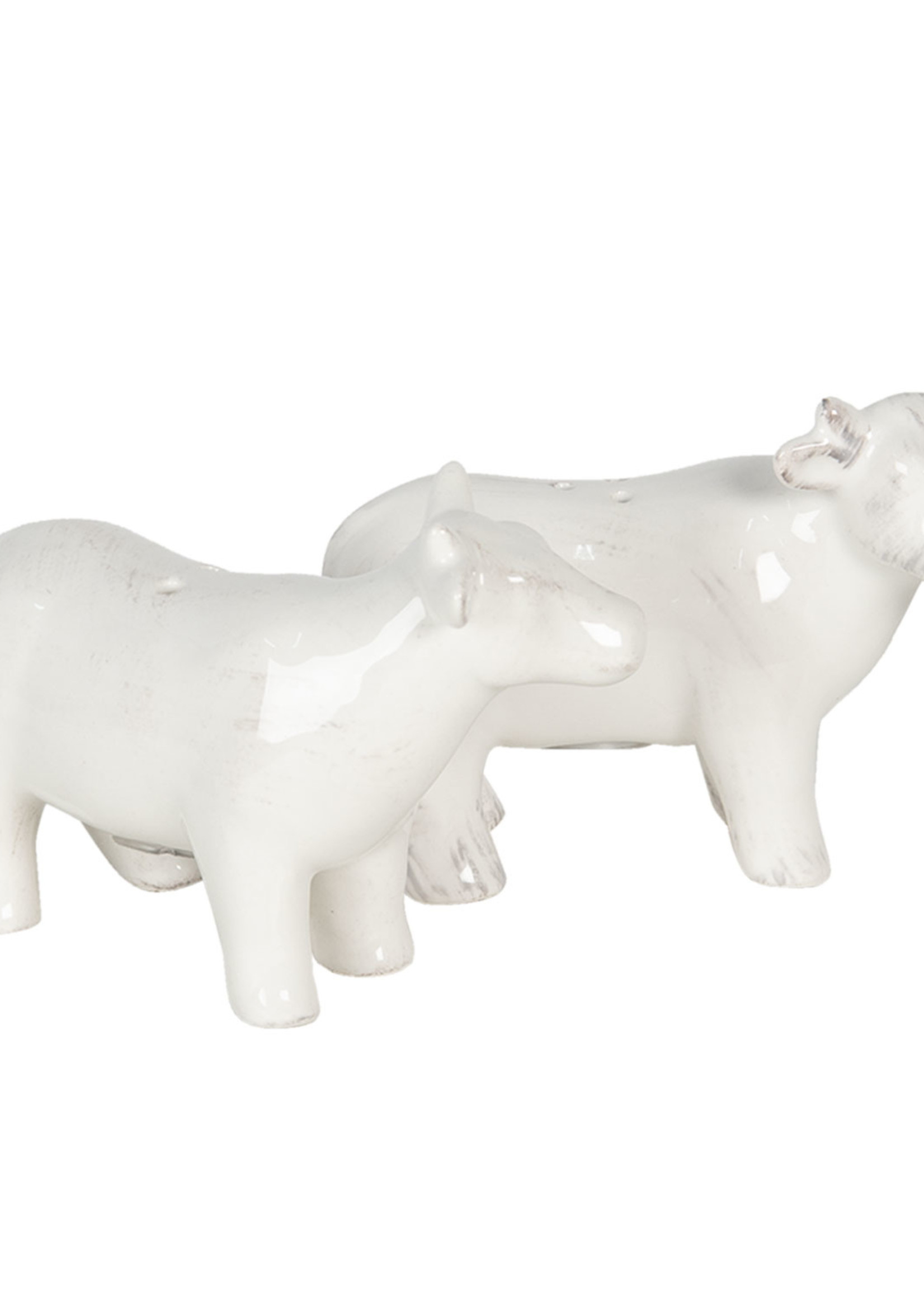 Clayre & Eef Peper- en zoutstel koeien 10*5*7 cm 6CE1114