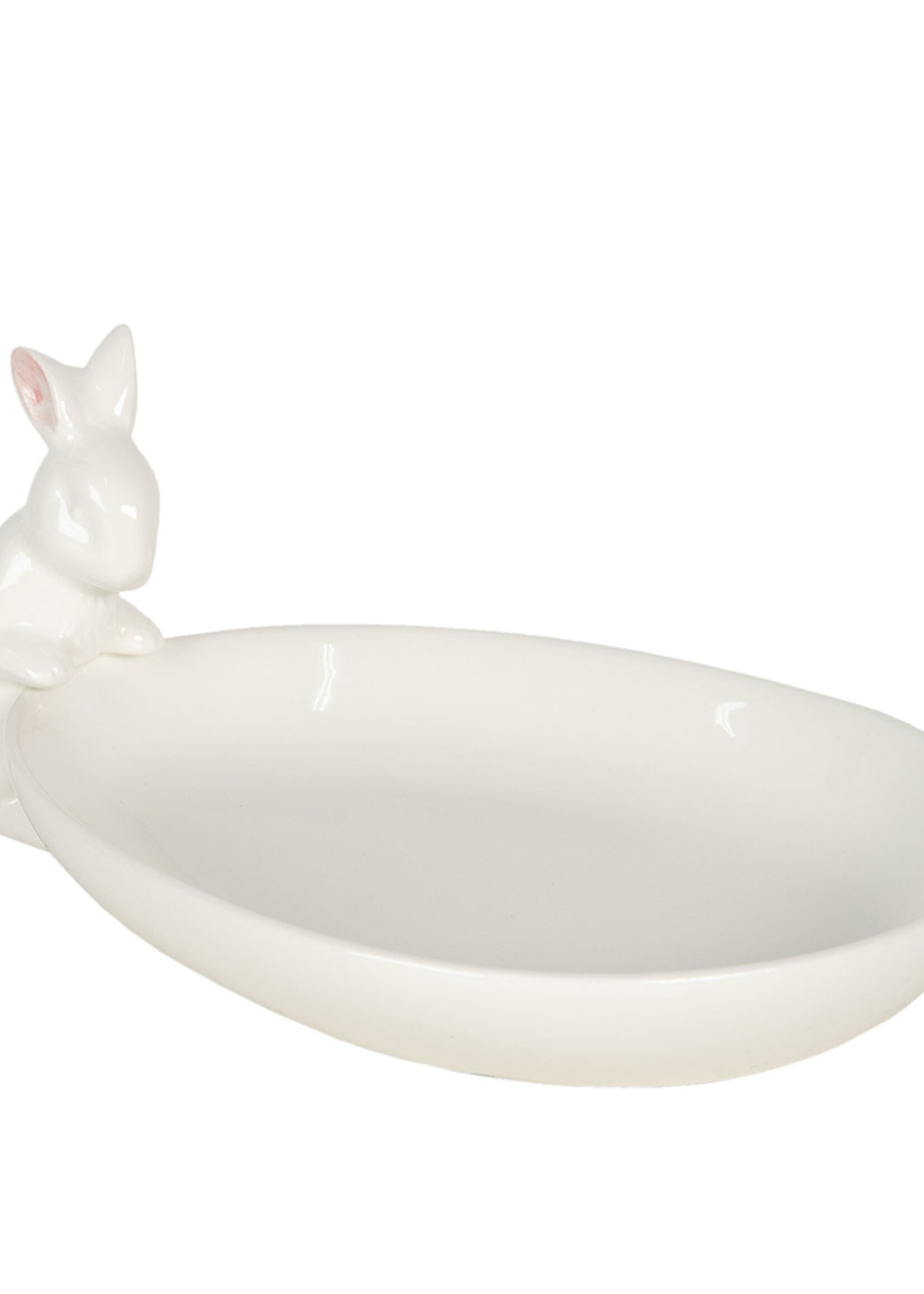 Clayre & Eef Plat avec lapin 20*13*8 cm 6CE1118