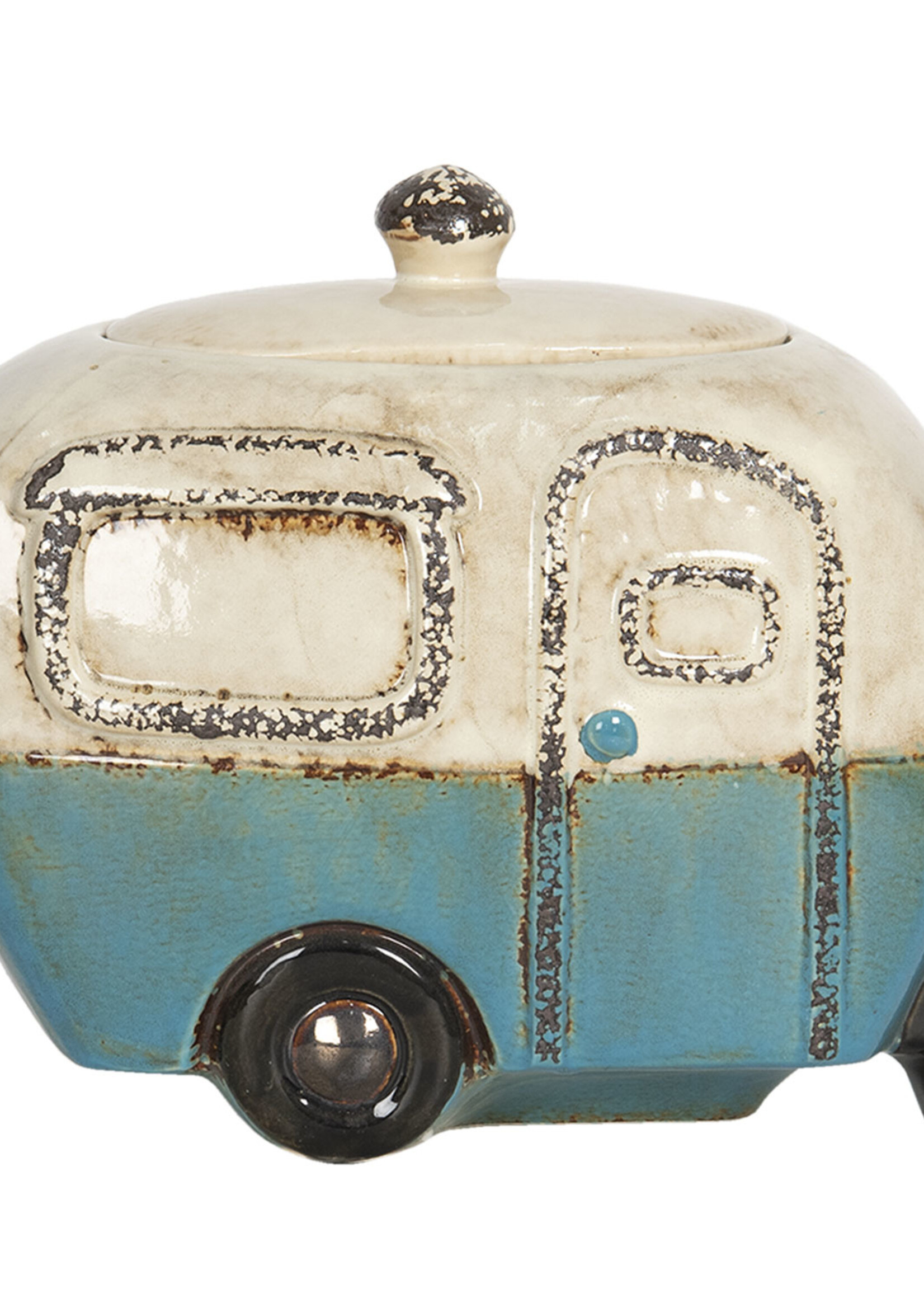 Clayre & Eef Bocal avec couvercle 26*13*21 cm 6CE1153