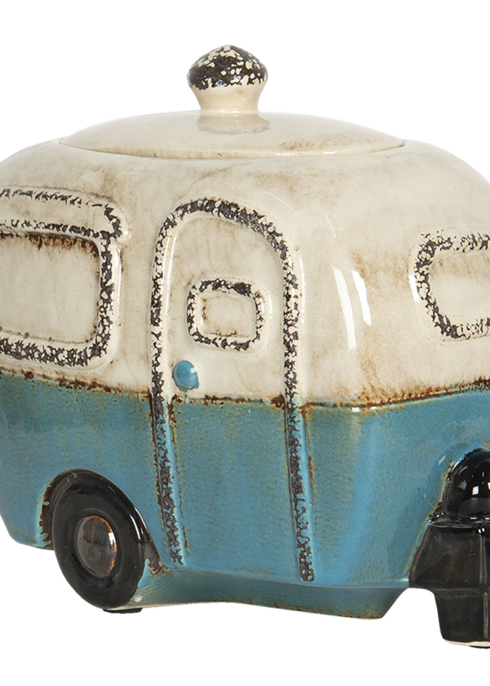 Clayre & Eef Voorraadpot met deksel 26*13*21 cm 6CE1153