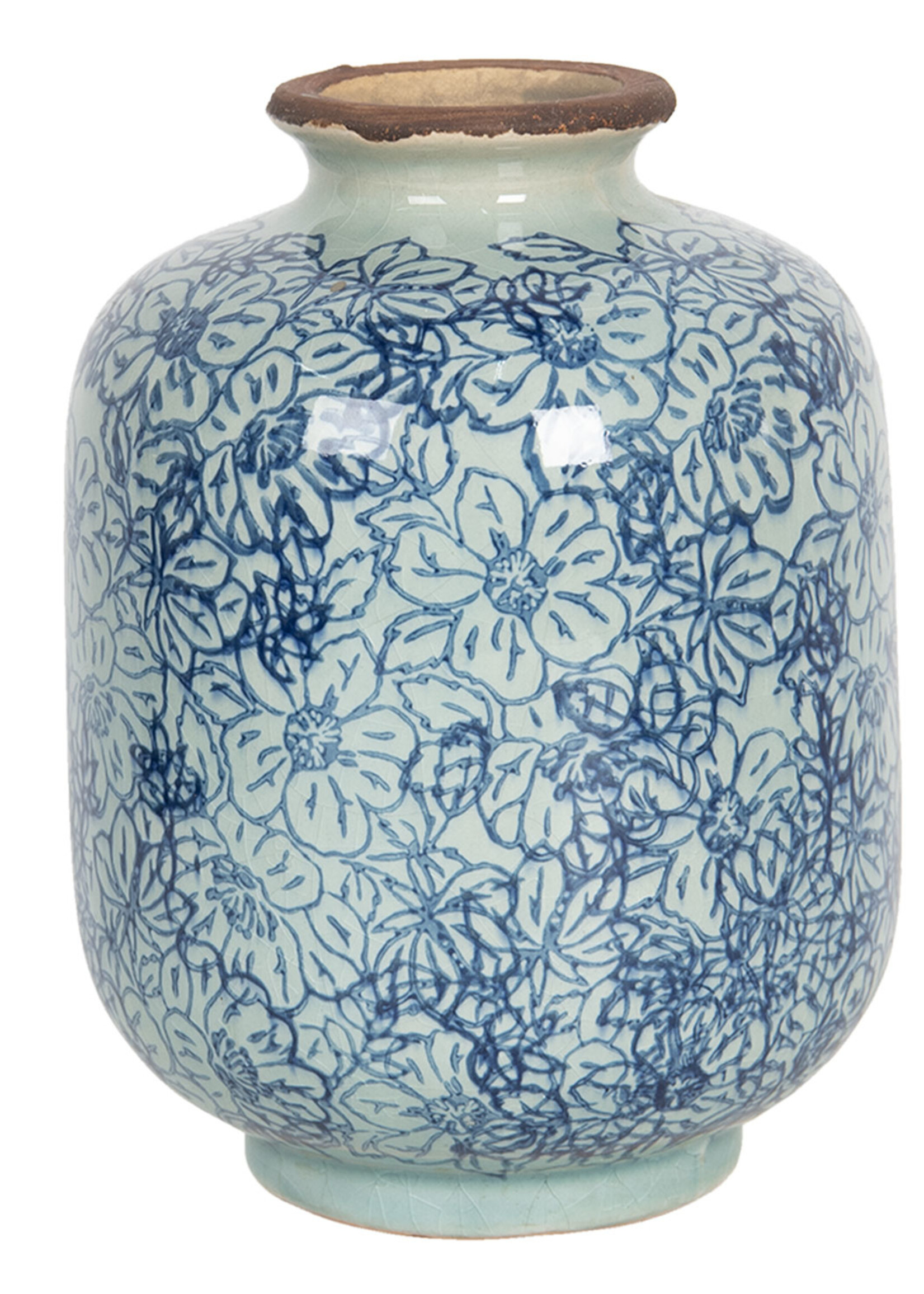 Clayre & Eef Decoratie vaas Ø 10*15 cm 6CE1199