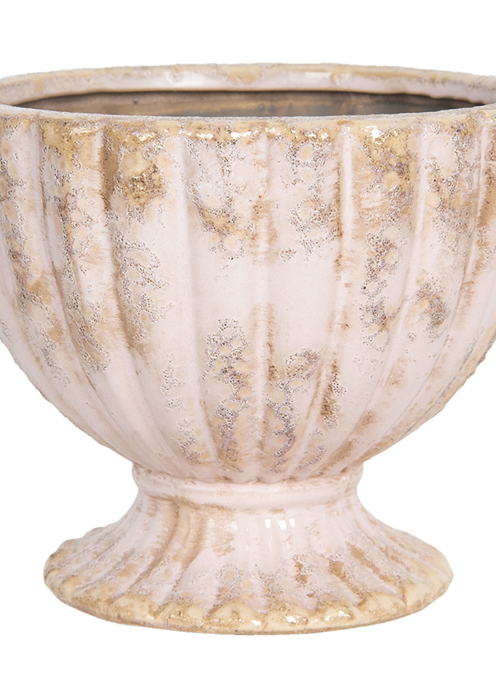 Clayre & Eef Décoration pot de fleur Ø 19*16 cm 6CE1208