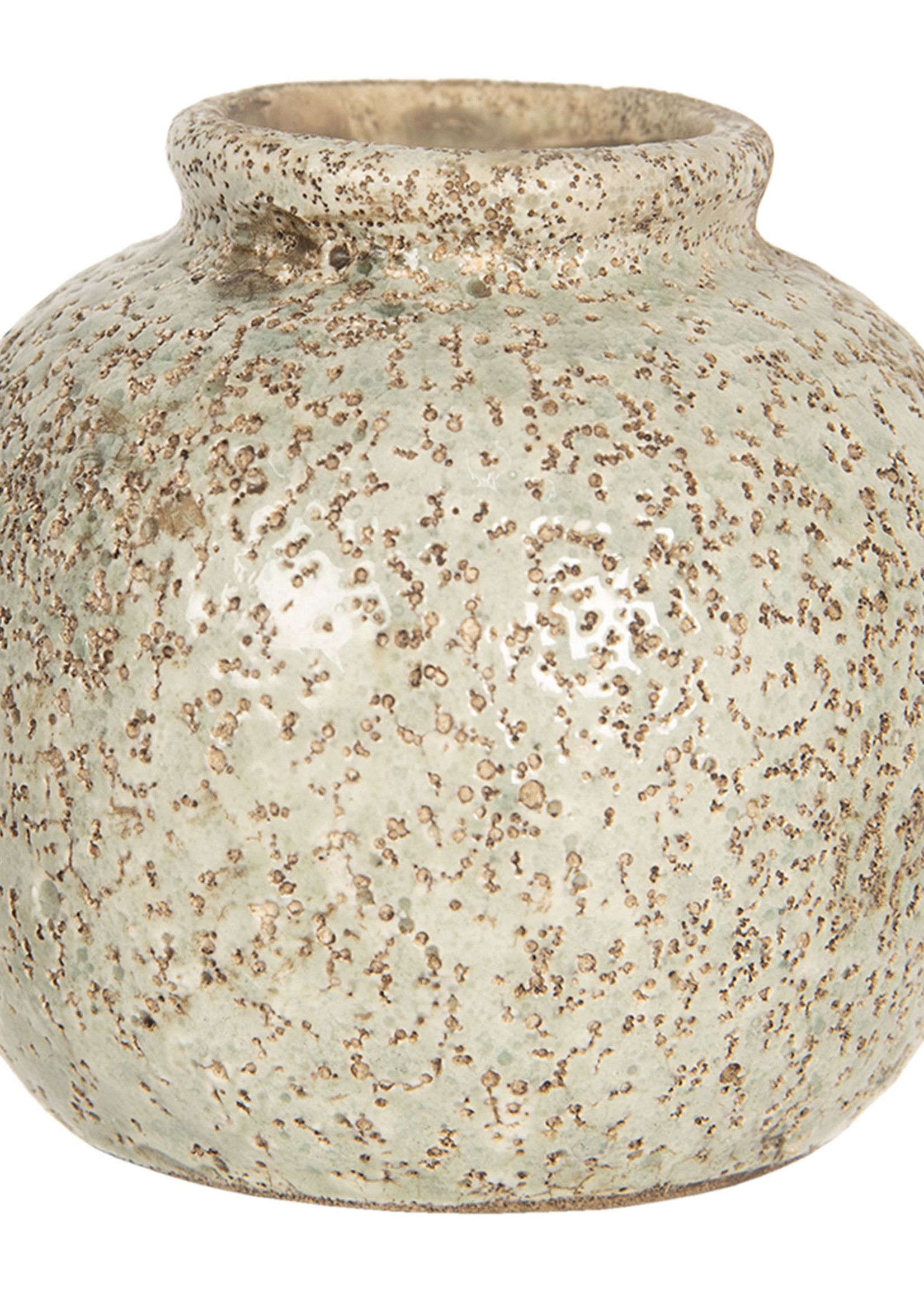 Clayre & Eef Decoratie vaasje Ø 8*8 cm 6CE1216