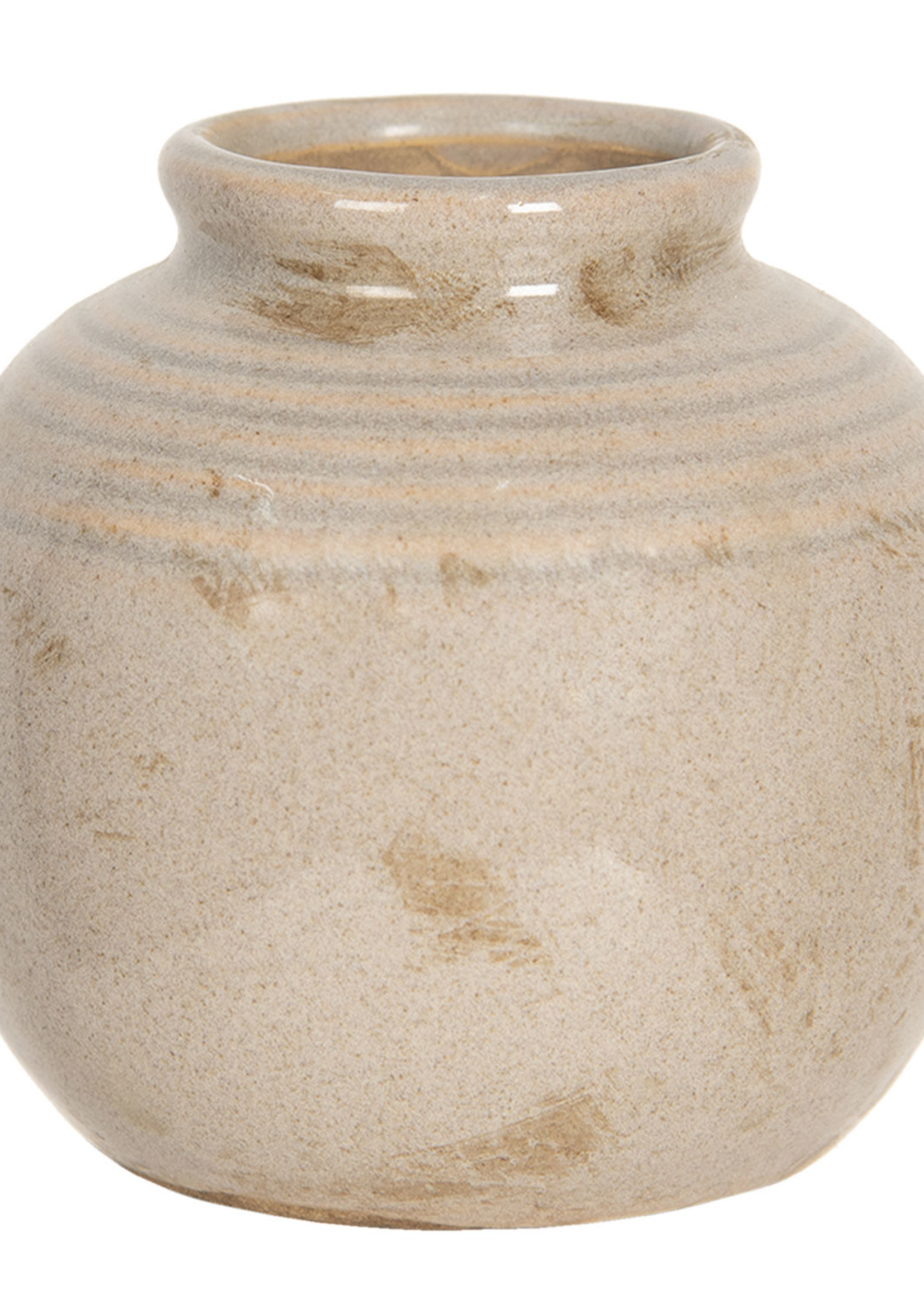 Clayre & Eef Decoratie vaasje Ø 8*8 cm 6CE1217