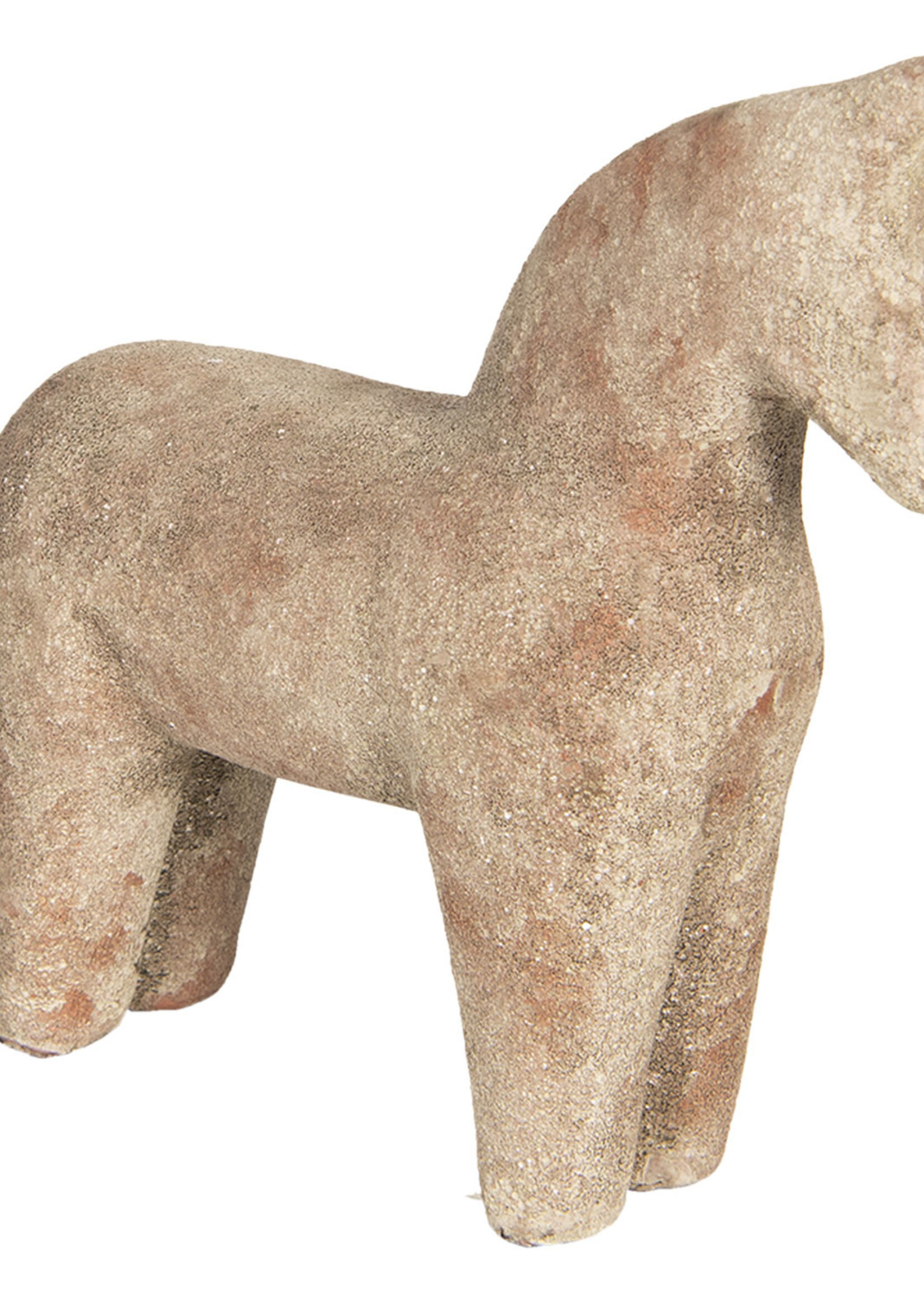 Clayre & Eef Decoratie paard 21*7*20 cm 6CE1221