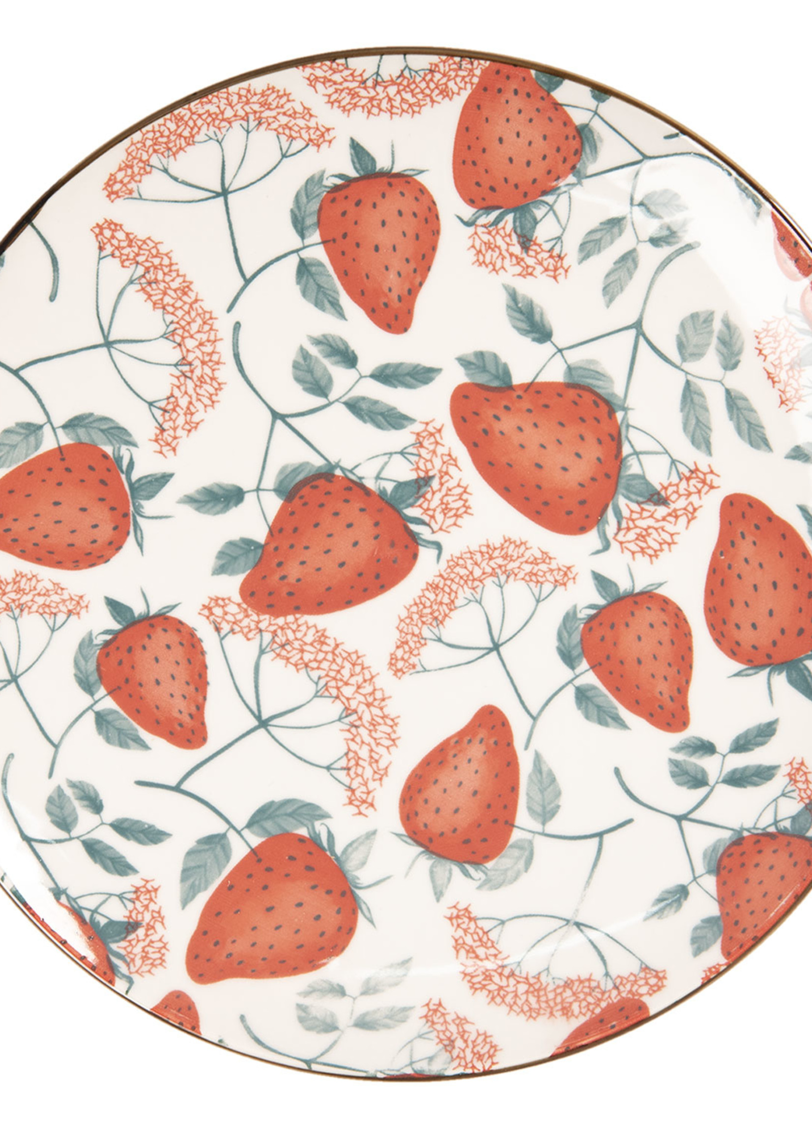 Clayre & Eef Petite assiette Ø 21 cm 6CEDP0051